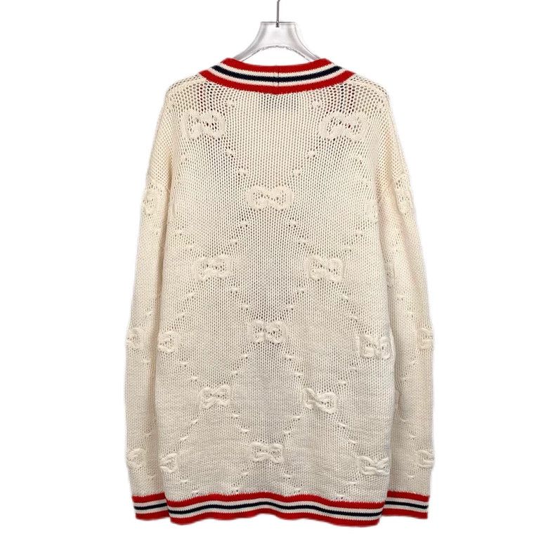 Gucci Gucci Color-blocked logo jacquart full-print striped wool V Size US S / EU 44-46 / 1 - 2 Thumbnail