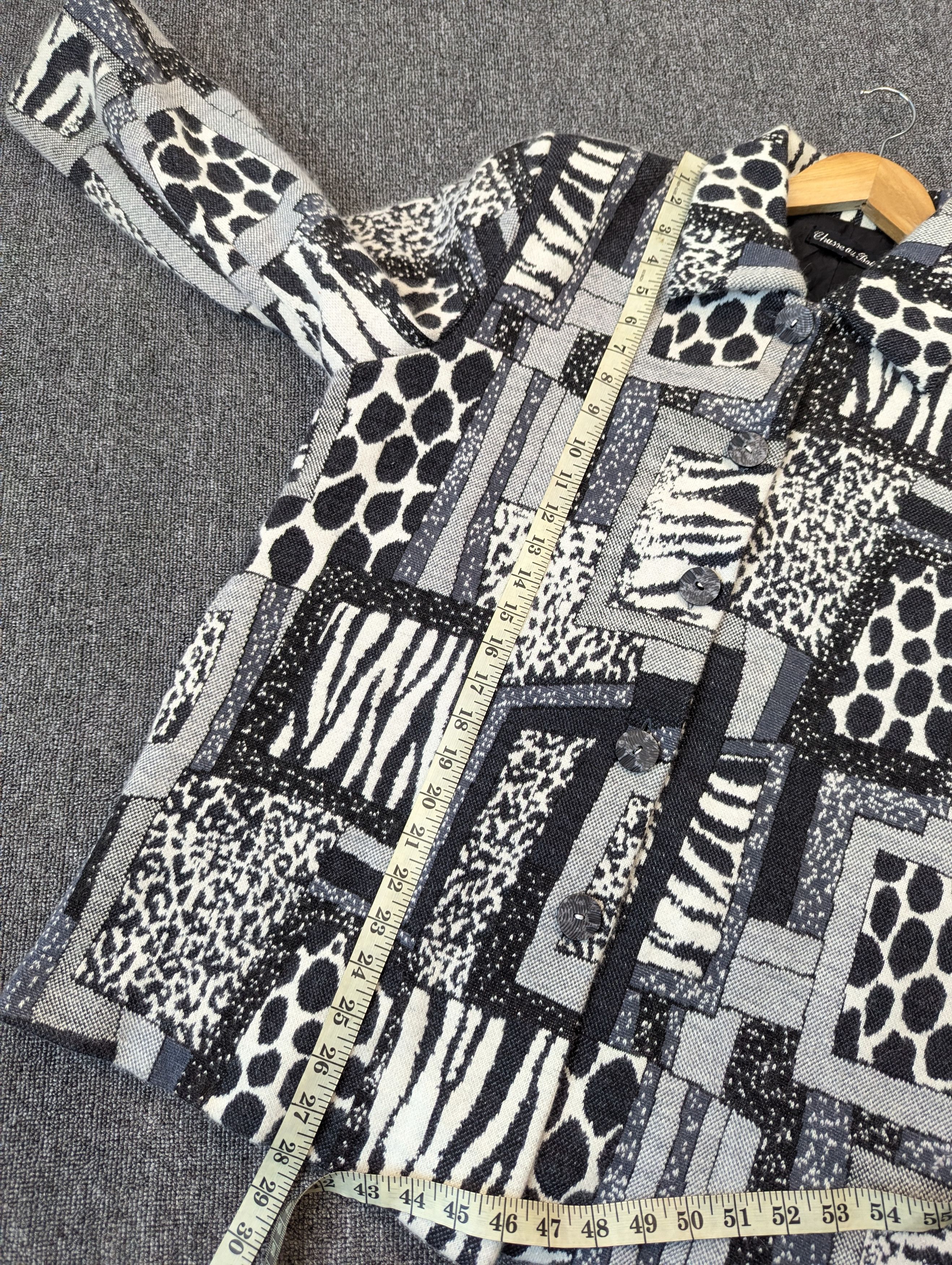 Japanese Brand Vintage Japanese Brand Patterned Button Ups Acrylic Jacket Size XL / US 12-14 / IT 48-50 - 13 Thumbnail