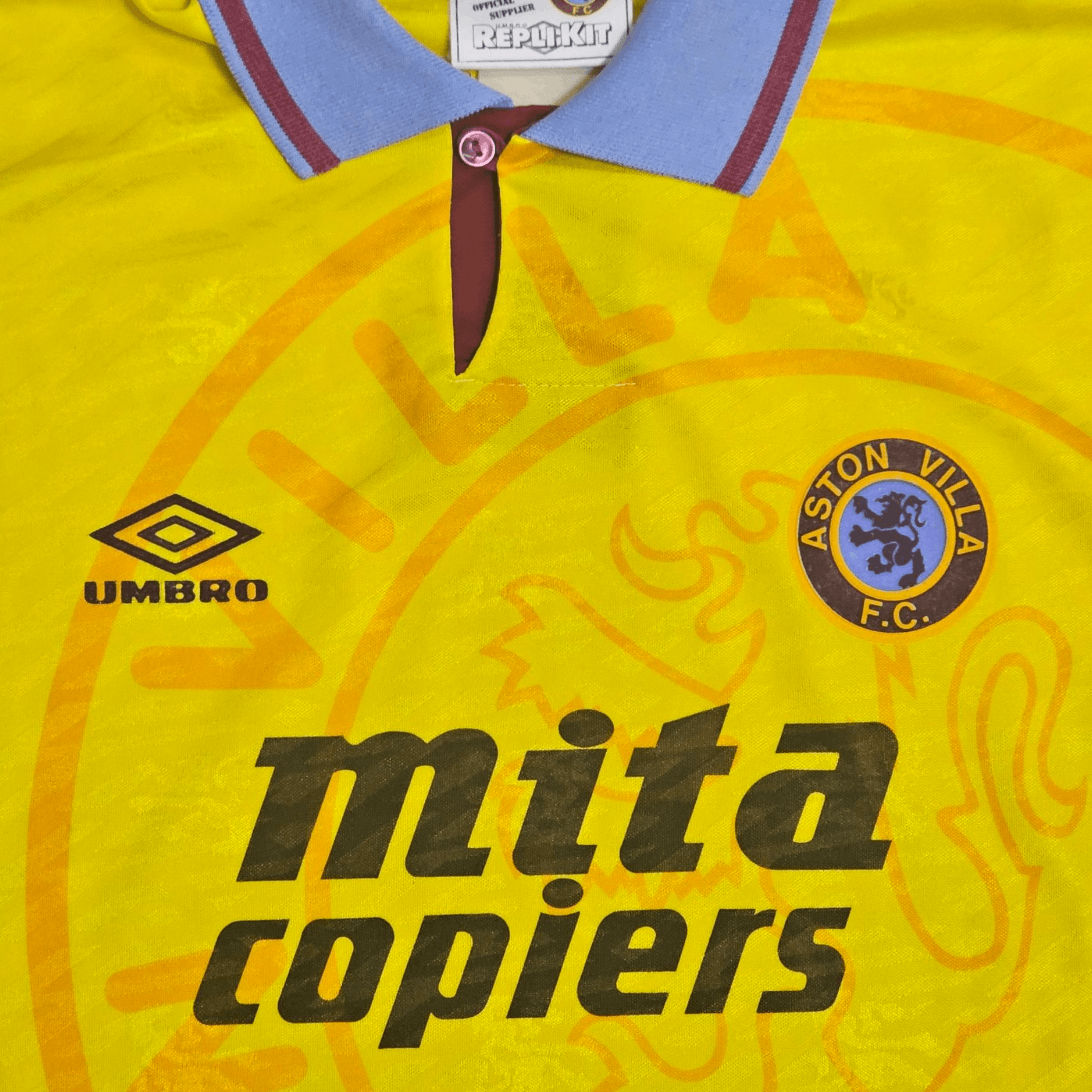 Umbro Aston Villa Umbro 1991-93 Third Kit Size US XL / EU 56 / 4 - 2 Thumbnail
