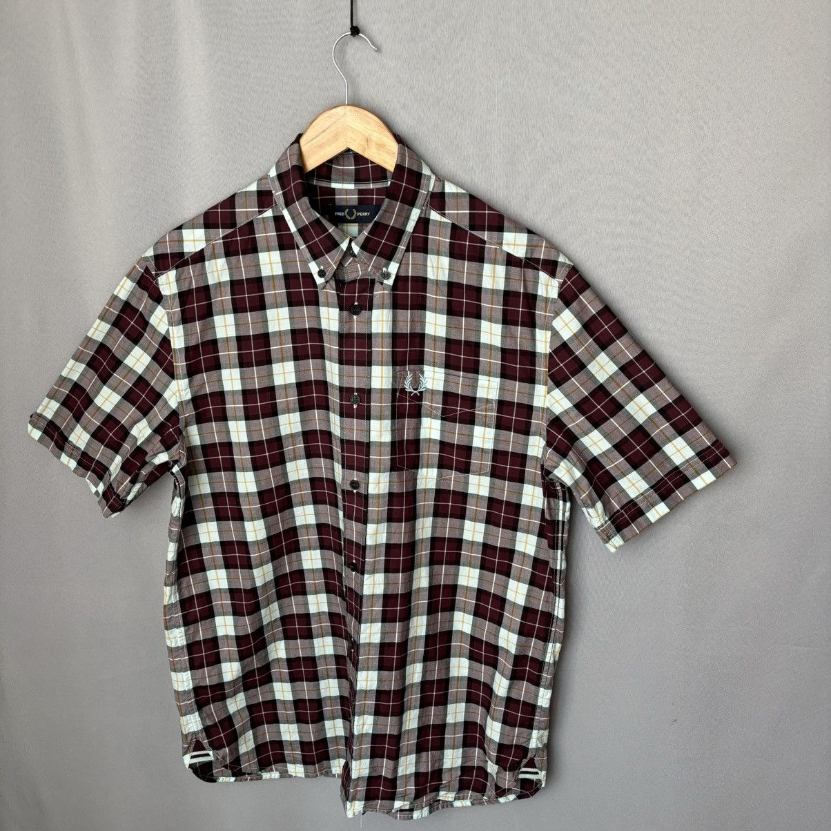 Fred Perry Fred Perry shirt button up medium multicolor rare casual Size US M / EU 48-50 / 2 - 4 Thumbnail