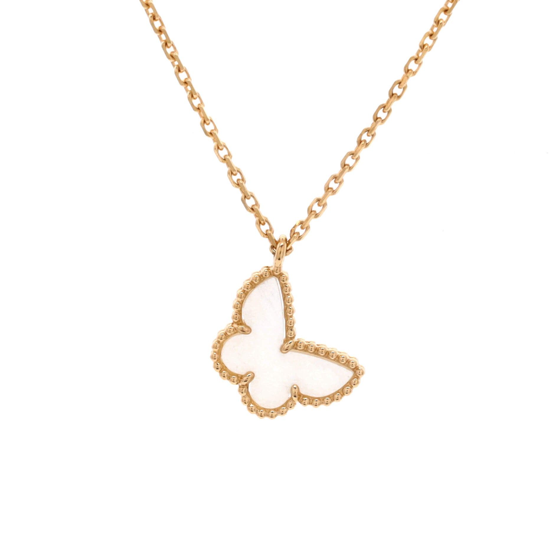 Van Cleef & Arpels Sweet Alhambra Butterfly Pendant Necklace Size ONE SIZE - 1 Thumbnail