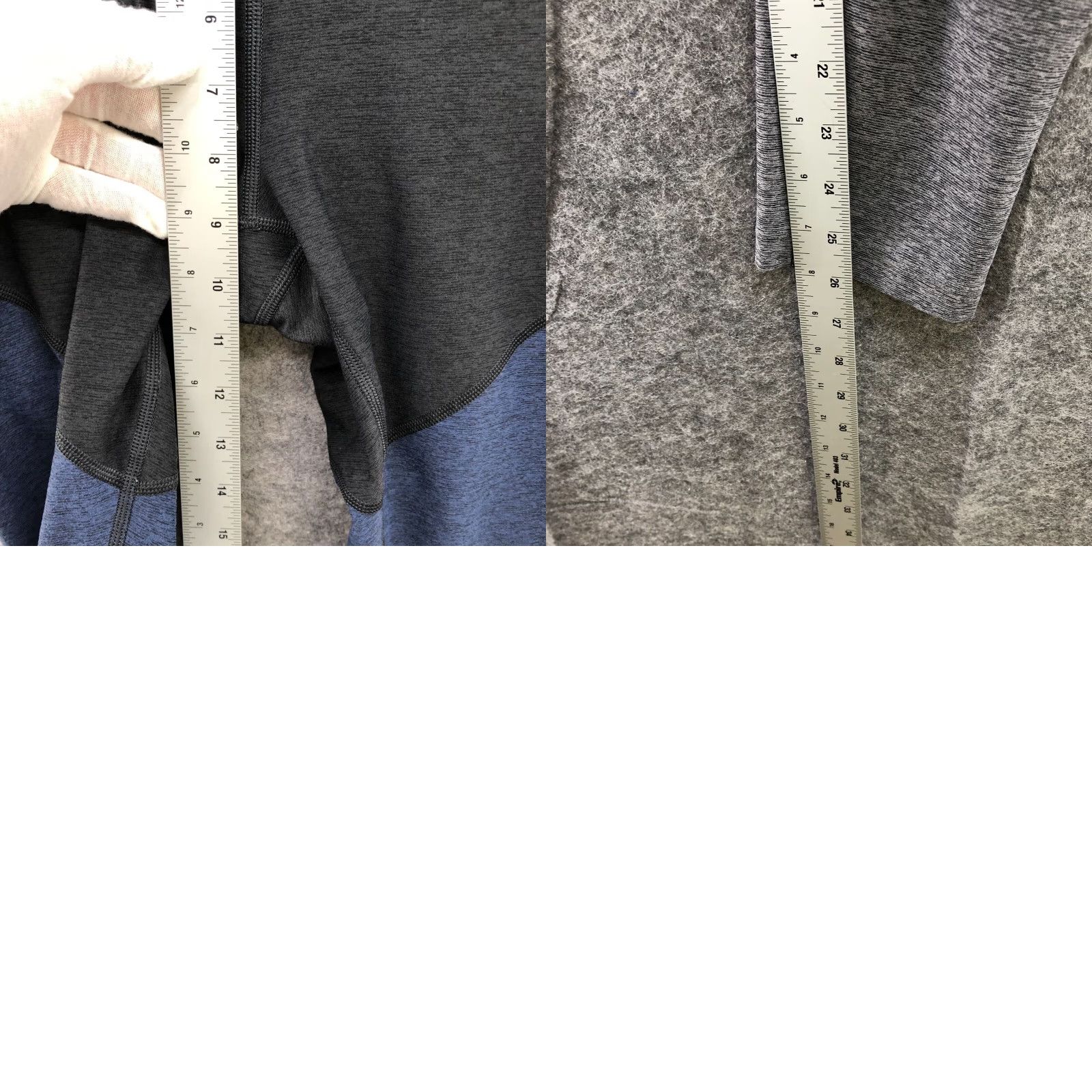 Outdoor Voices Outdoor Voices 7/8 Leggings Womens M Gray Blue Colorblock Yoga Active Gym Size 32" / US 10 / IT 46 - 8 Thumbnail