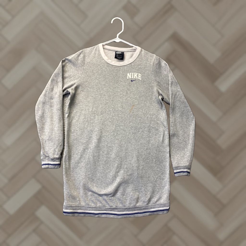 Nike Nike Men's Crewneck Sweatshirt XS Long Sleeve Gray Lightweight Logo Pullover Sportswear Size US XS / EU 42 / 0 - 1 Thumbnail