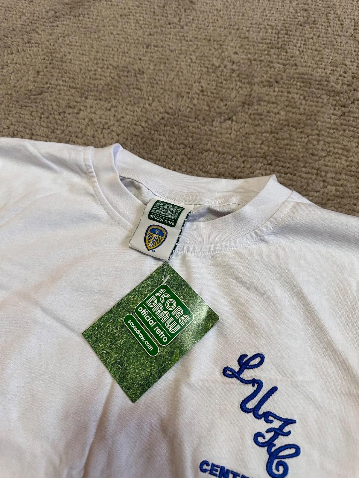 Designer Leeds United 1972 FA Cup Final No 8 Retro Shirt Size US XL / EU 56 / 4 - 5 Thumbnail