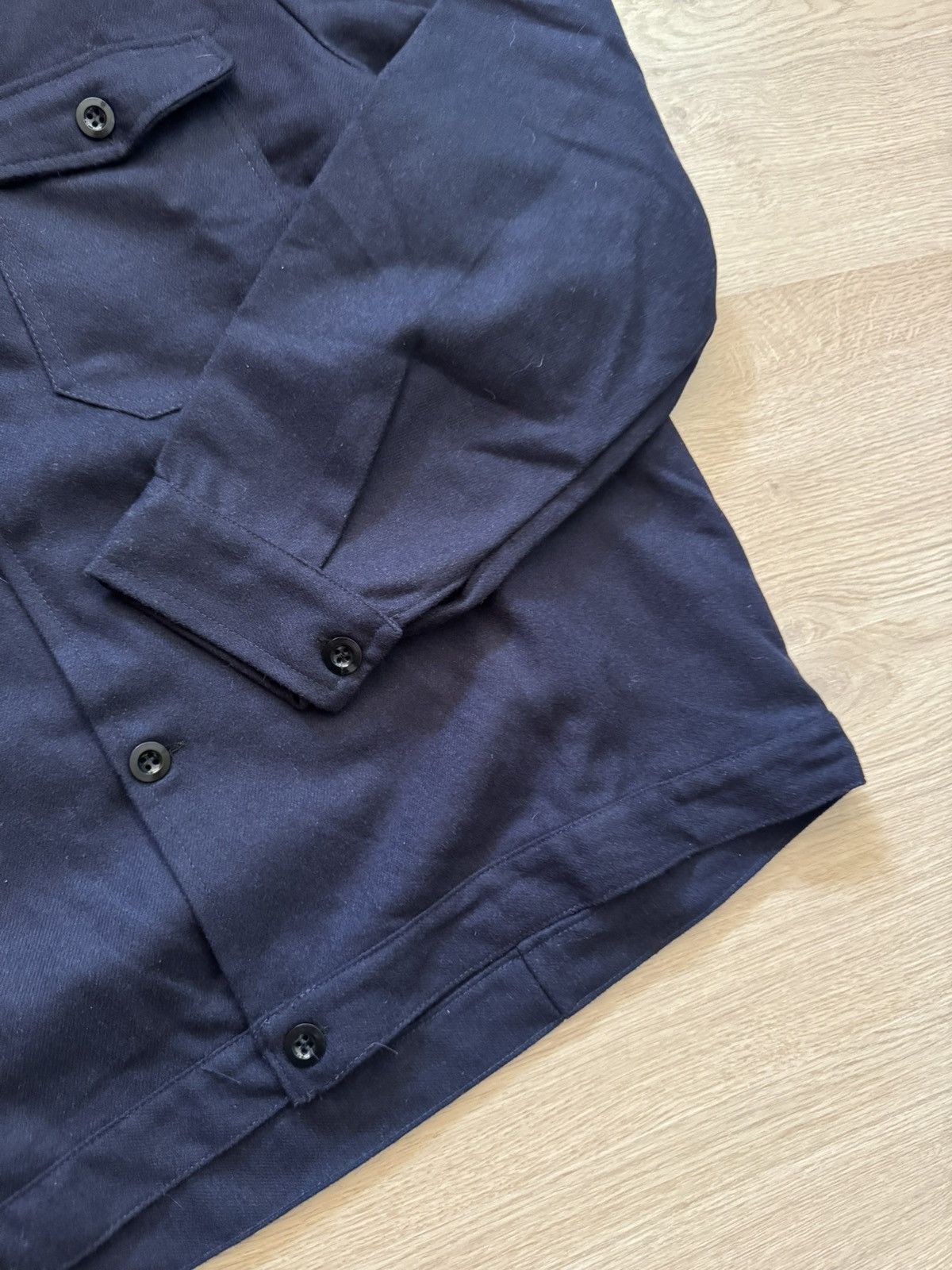 Vintage Vintage Italian Military Navy Shirt Size US XL / EU 56 / 4 - 3 Thumbnail