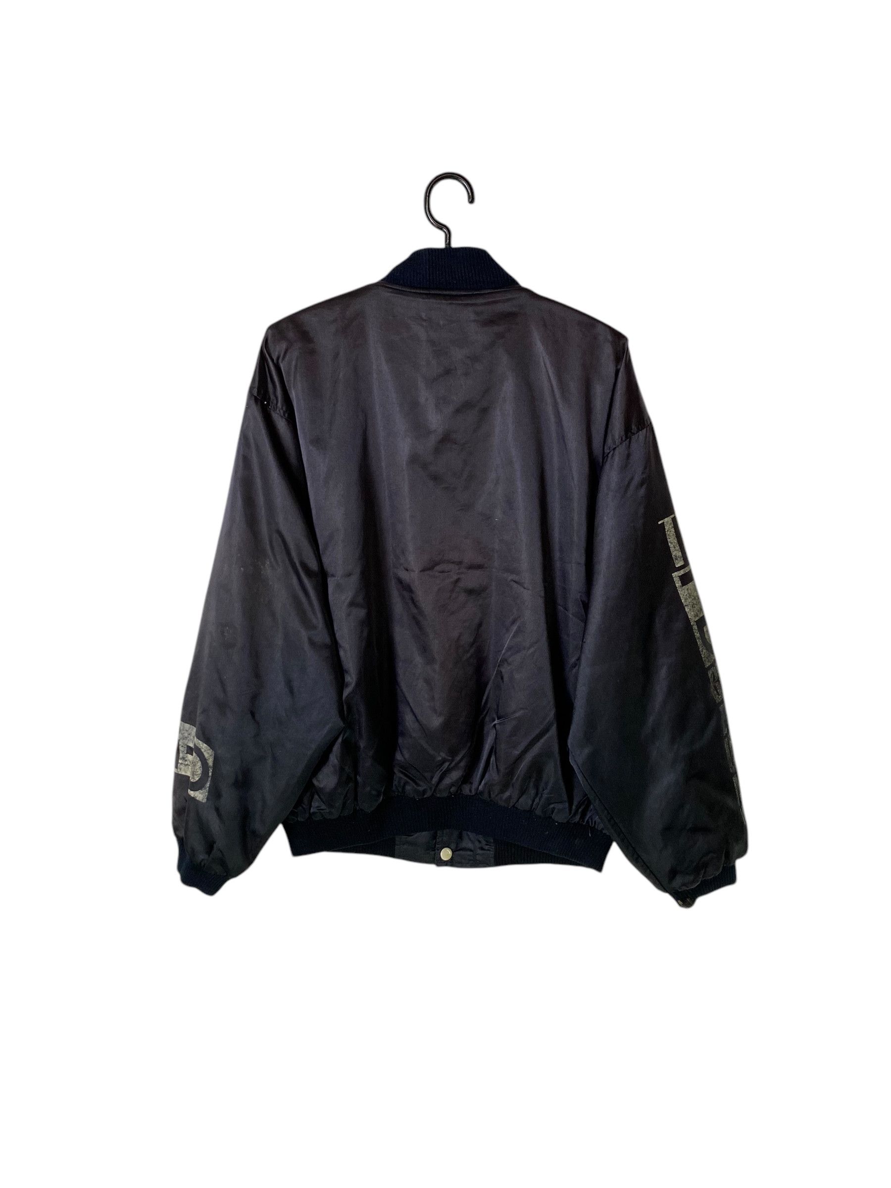Vintage Rare vintage 80s i-D magazine reversible satin bomber jacket Size US L / EU 52-54 / 3 - 3 Thumbnail