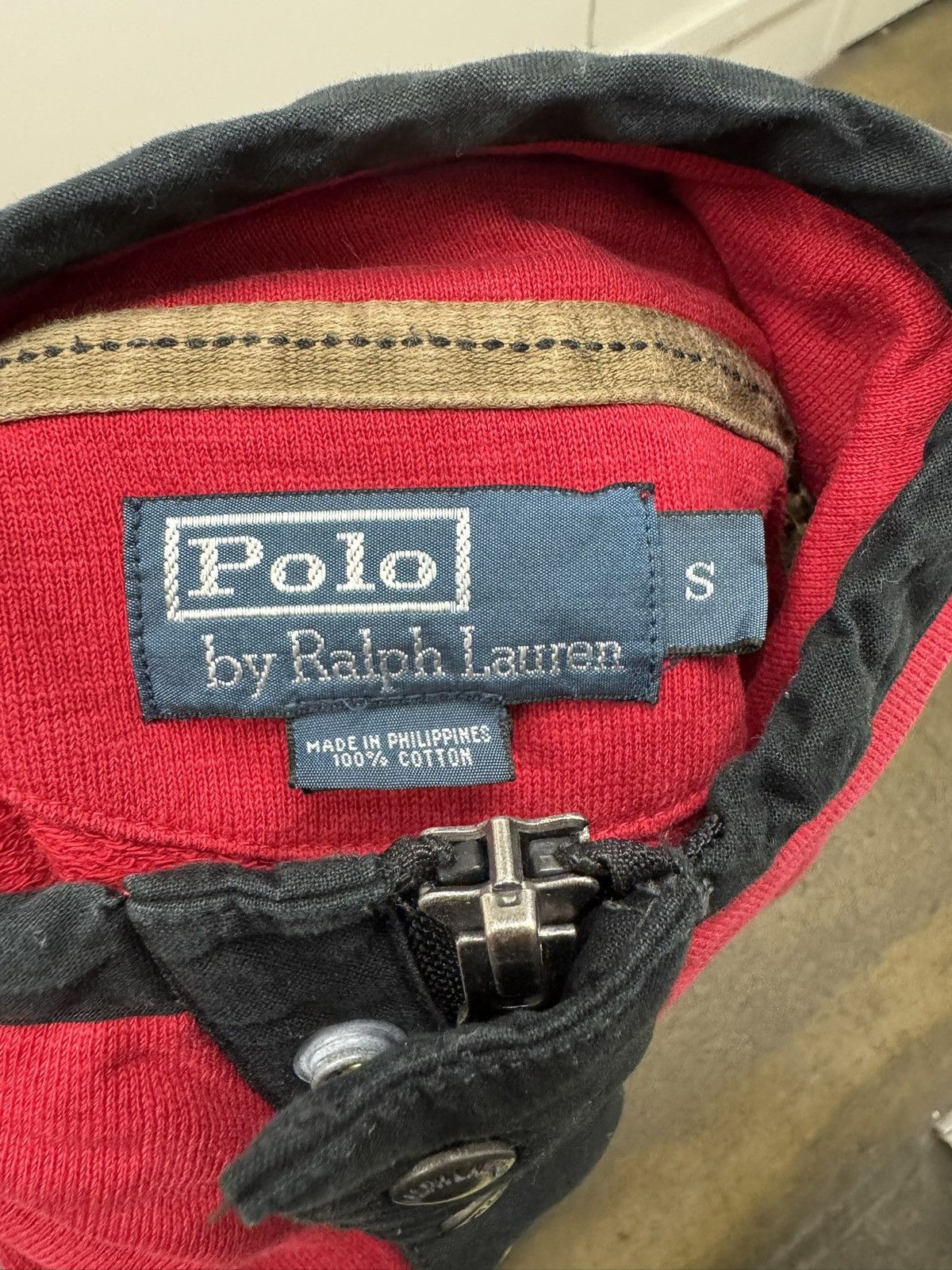 Polo Ralph Lauren Vintage Polo Ralph Lauren 1/4 Zip Snap Pullover Sweatshirt Size US S / EU 44-46 / 1 - 8 Thumbnail