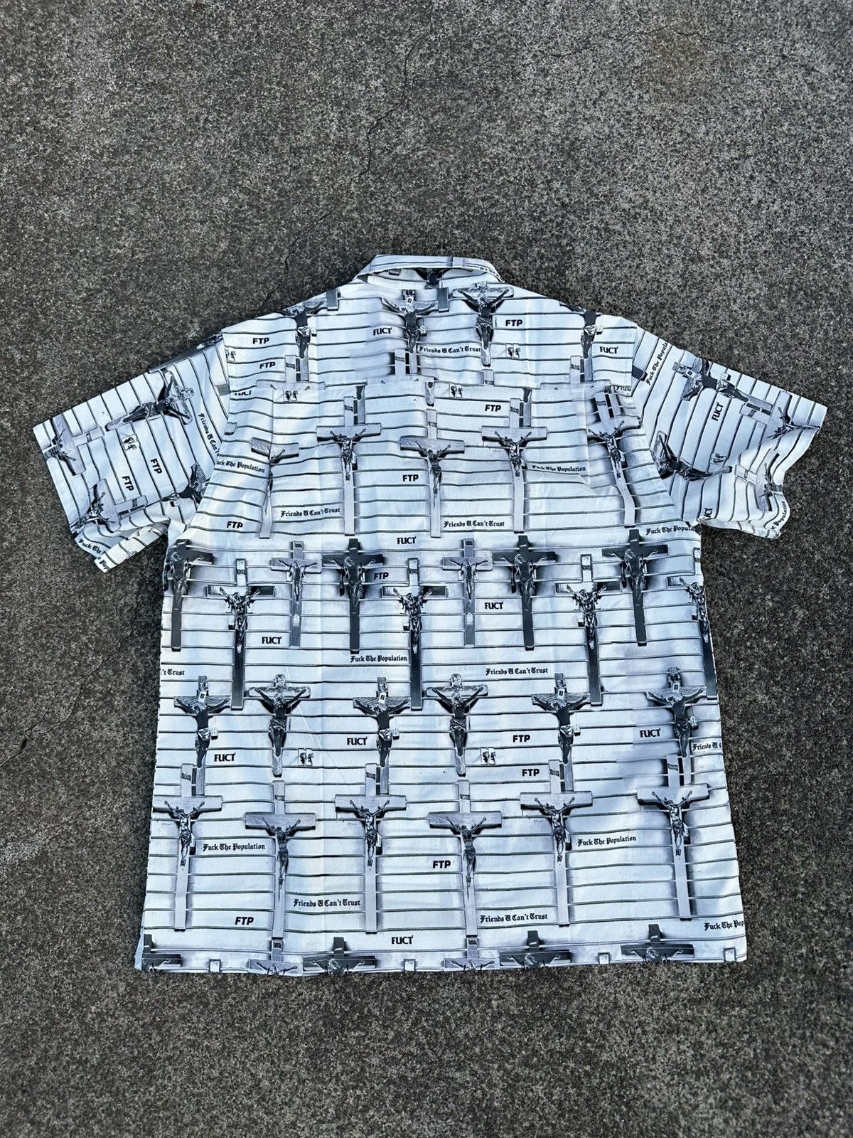 FUCT × Fuck The Population FUCT X FTP collared shirt Size US XL / EU 56 / 4 - 2 Thumbnail
