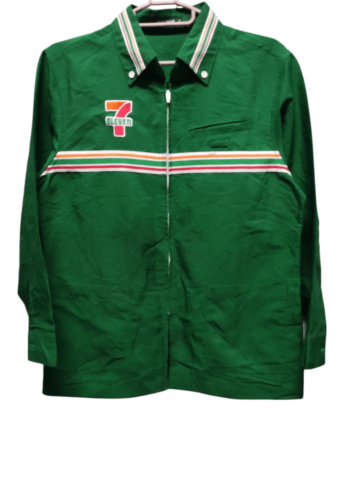 Japanese Brand VINTAGE 7 ELEVEN WORK JACKET BIG LOGO Size US M / EU 48-50 / 2 - 1 Thumbnail