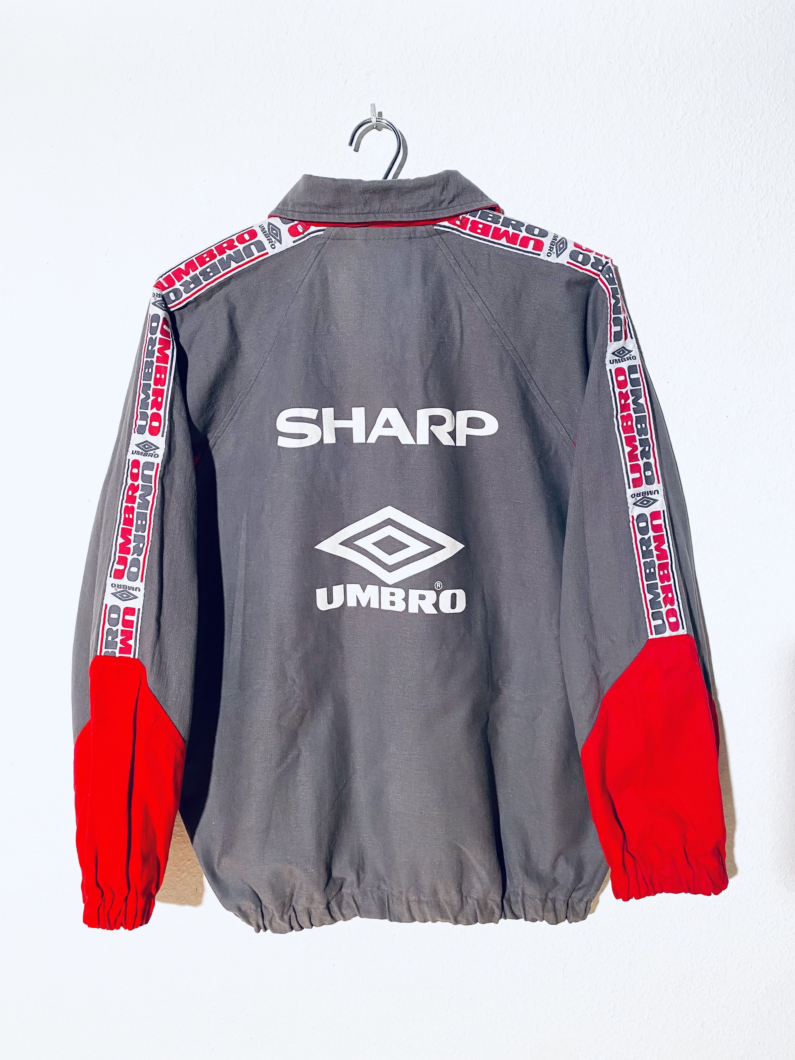 Umbro Manchester United Training Drill Top 1994 - 1995 Size US XL / EU 56 / 4 - 2 Thumbnail