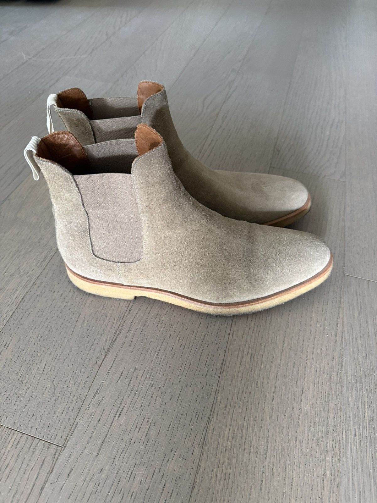 Common Projects Common Project suede chelsea boots 45 Size US 12 / EU 45 - 1 Thumbnail