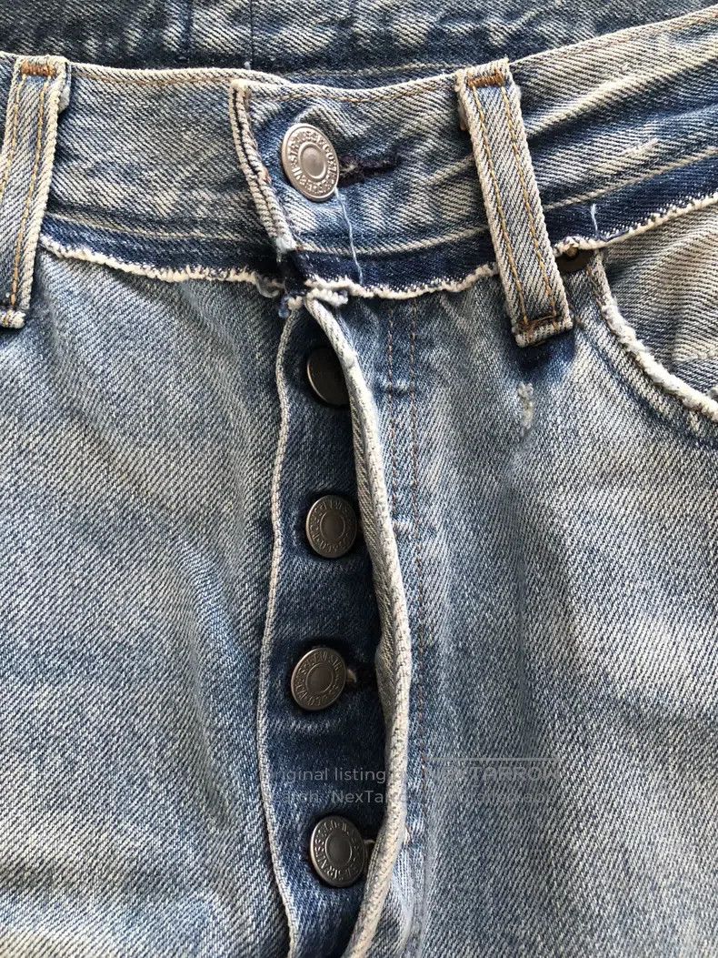 Vetements Vetements size XS Blue patchwork jeans Size US 27 - 2 Thumbnail