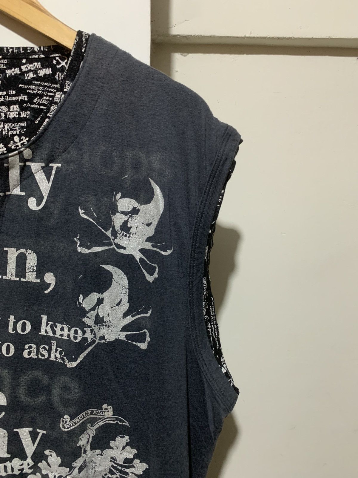 Hysteric Glamour × Mastermind Japan Japanese Time Step Undercover Style Double Layer Tank Top Size US XL / EU 56 / 4 - 4 Thumbnail