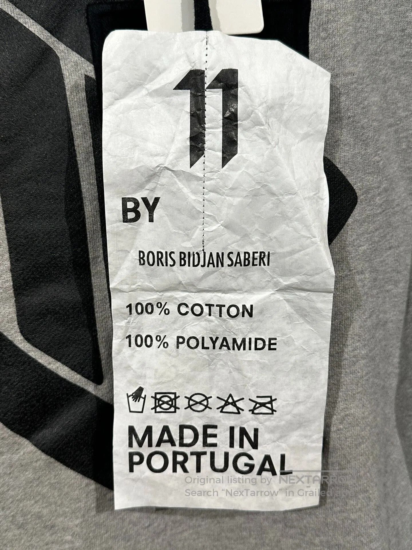 11 By Boris Bidjan Saberi Boris Bidjan Saberi 11by BBS Nylon Panel Embroidered T. Size US M / EU 48-50 / 2 - 7 Thumbnail