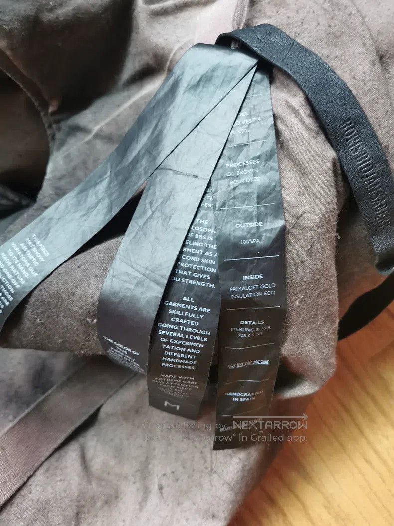 Boris Bidjan Saberi Boris Bidjan Saberi Size M Main down vest vest Size US M / EU 48-50 / 2 - 7 Thumbnail