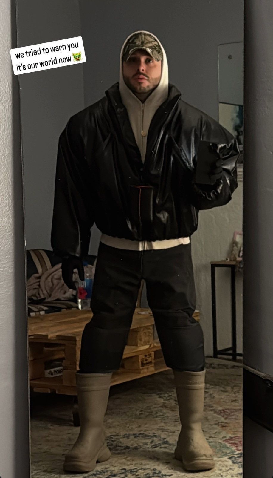 Yeezy YZY SZN X SHOULDER PAD LEATHER JACKET YEEZY SEASON X SAMPLE Size US L / EU 52-54 / 3 - 4 Thumbnail
