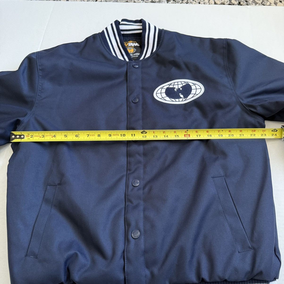 Wu-Tang Clan 🔴Wu-Tang Jacket Size Large All City Bomber Navy Blue Wu-Wear Size US L / EU 52-54 / 3 - 9 Thumbnail
