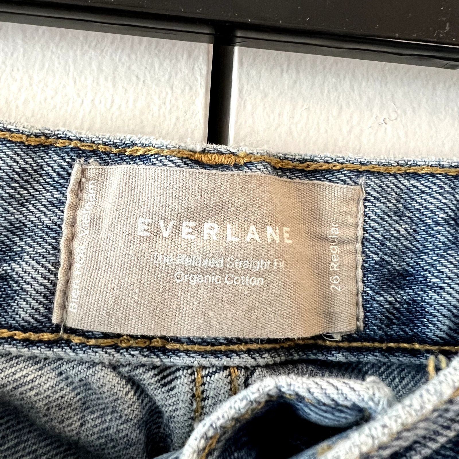 Everlane Everlane The Relaxed Straight Fit Jeans Organic Cotton 26 Size 26" / US 2 / IT 38 - 5 Thumbnail