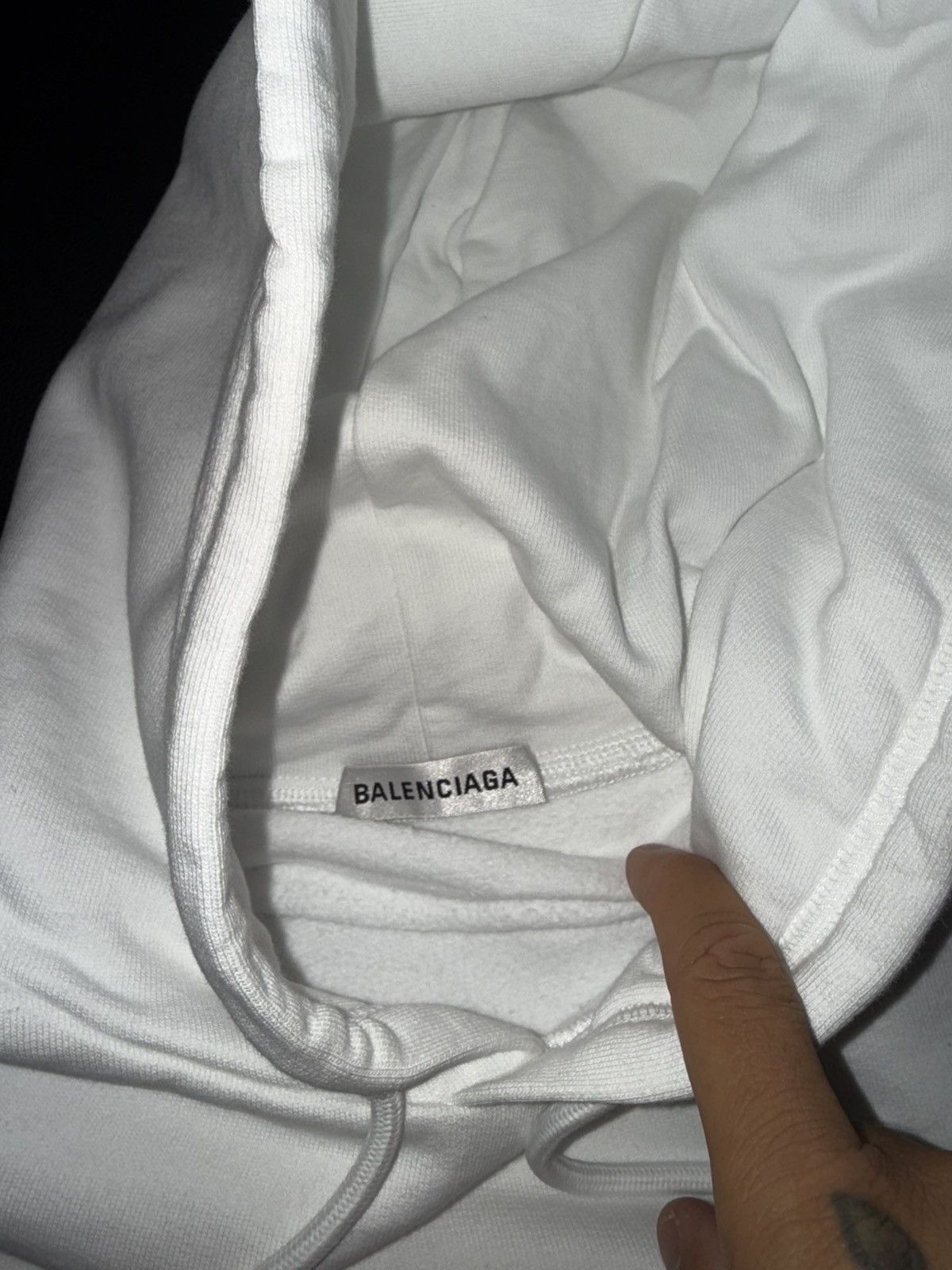 Balenciaga Balenciaga signature logo hoodie Size US S / EU 44-46 / 1 - 8 Thumbnail
