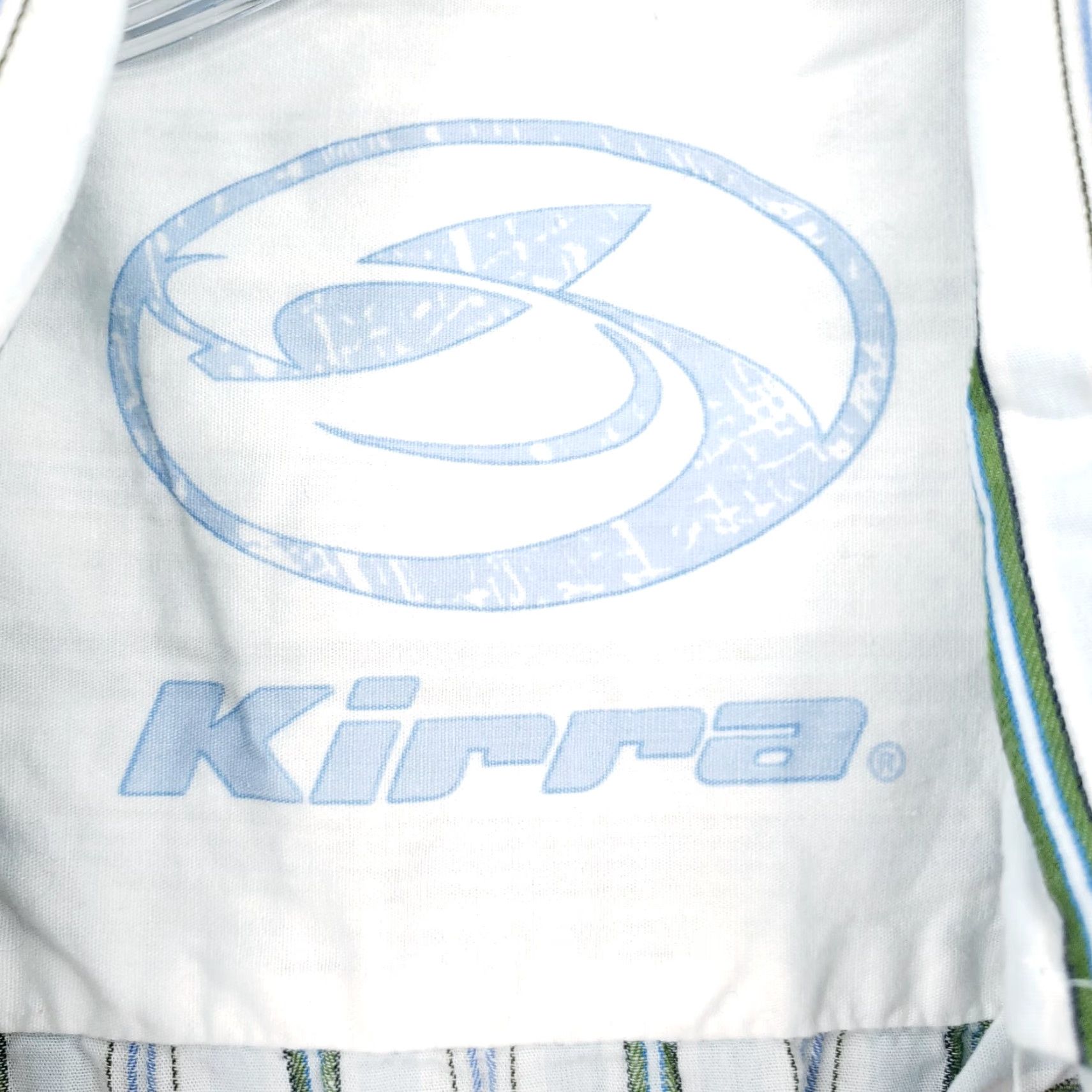 Vintage Kirra Shirt Mens M Medium Button-Up White Striped Long Sleeves Size US M / EU 48-50 / 2 - 3 Thumbnail