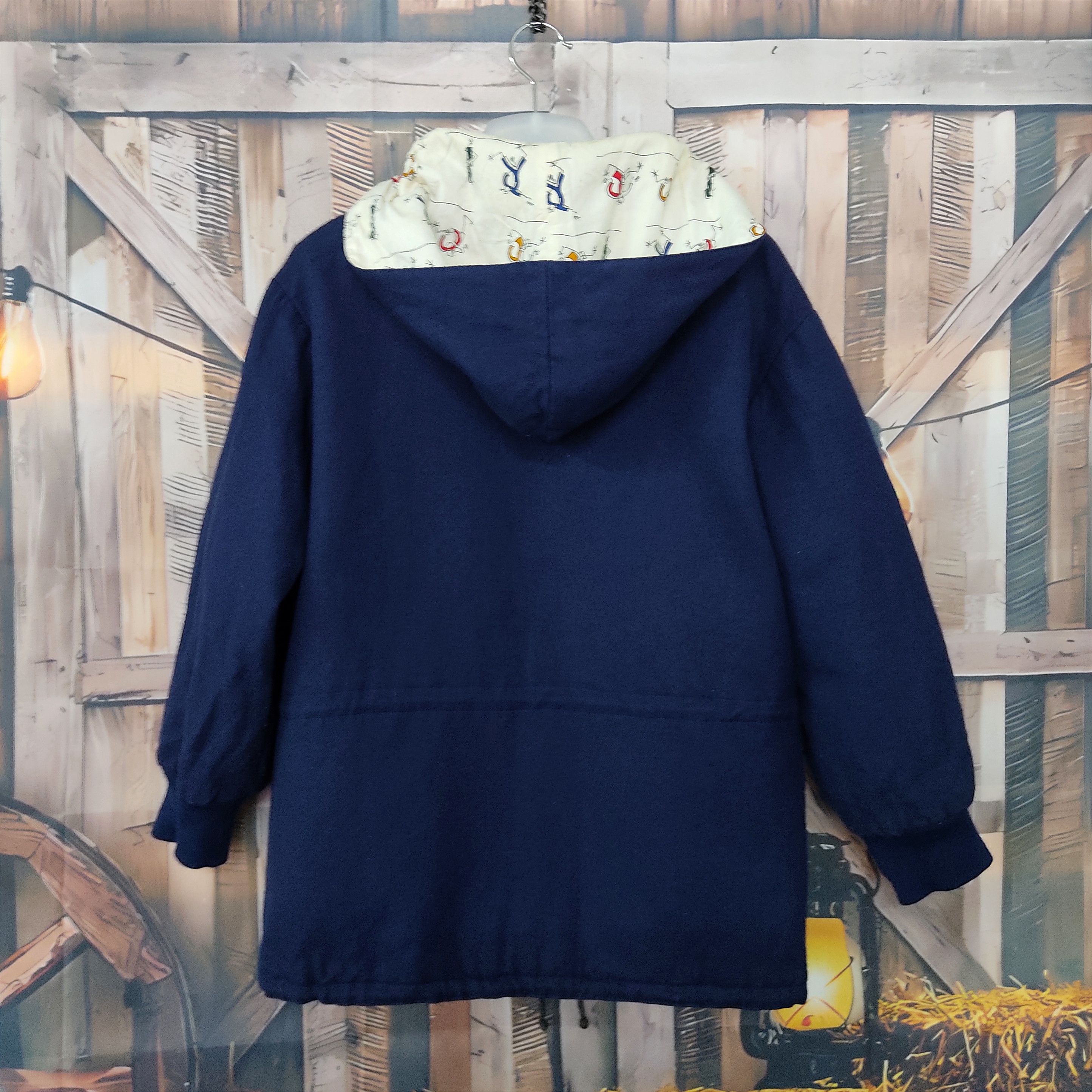 Christian Dior Monsieur Vintage CHRISTIAN DIOR SPORTS Wool Hooded Jacket Size US M / EU 48-50 / 2 - 2 Thumbnail