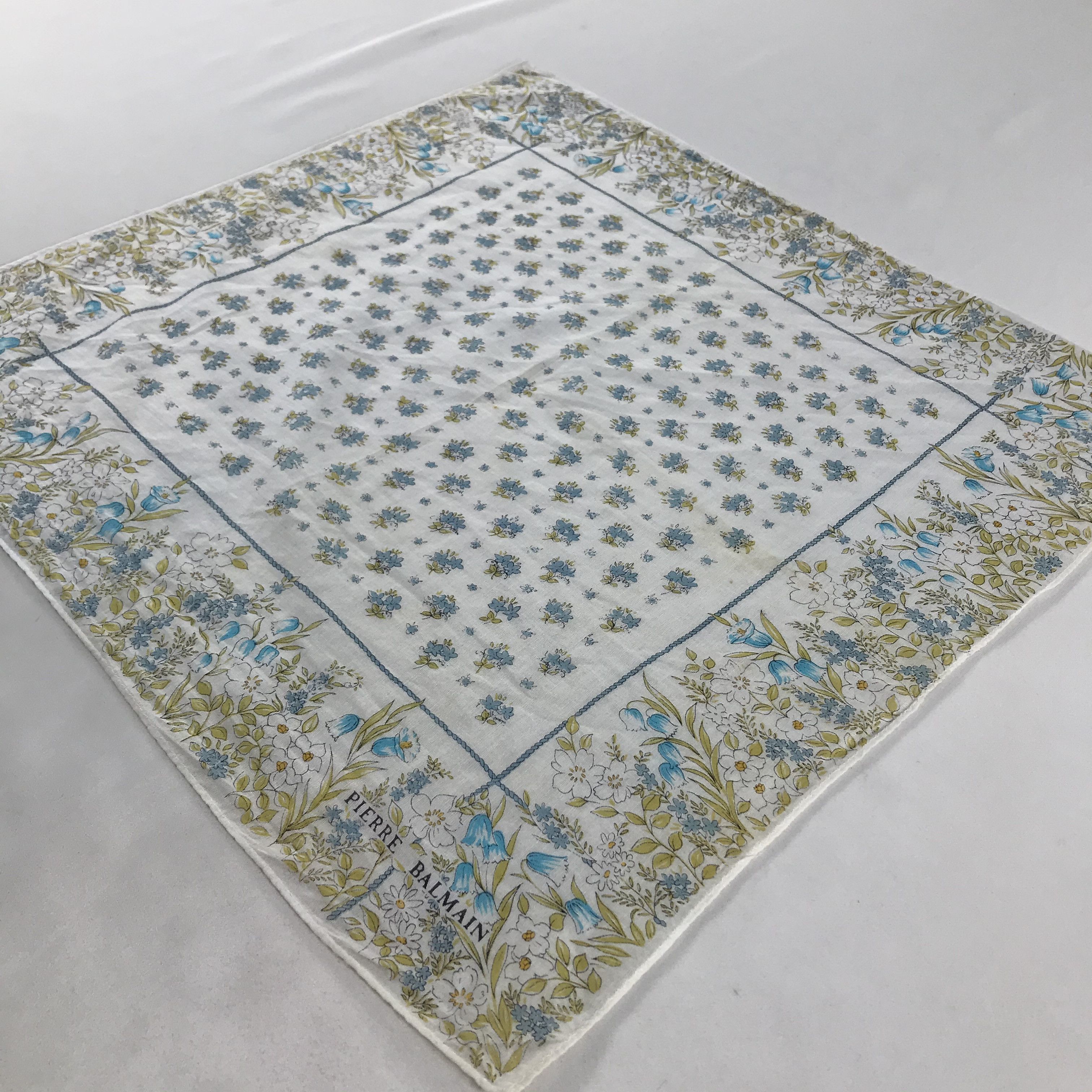 Pierre Balmain × Vintage Pierre Balmain Bandana / Handkerchief / Neckerchief - S1895 Size ONE SIZE - 2 Thumbnail