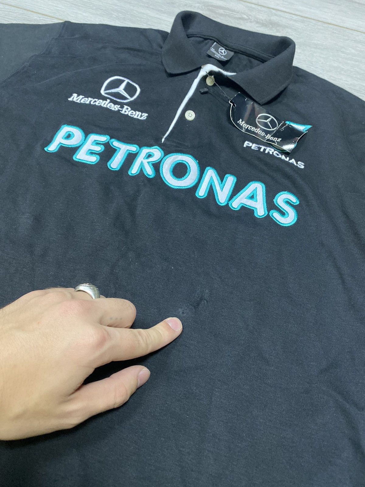 Mercedes-Benz Petronas Mercedes vintage polo with tag Size US XXL / EU 58 / 5 - 10 Thumbnail