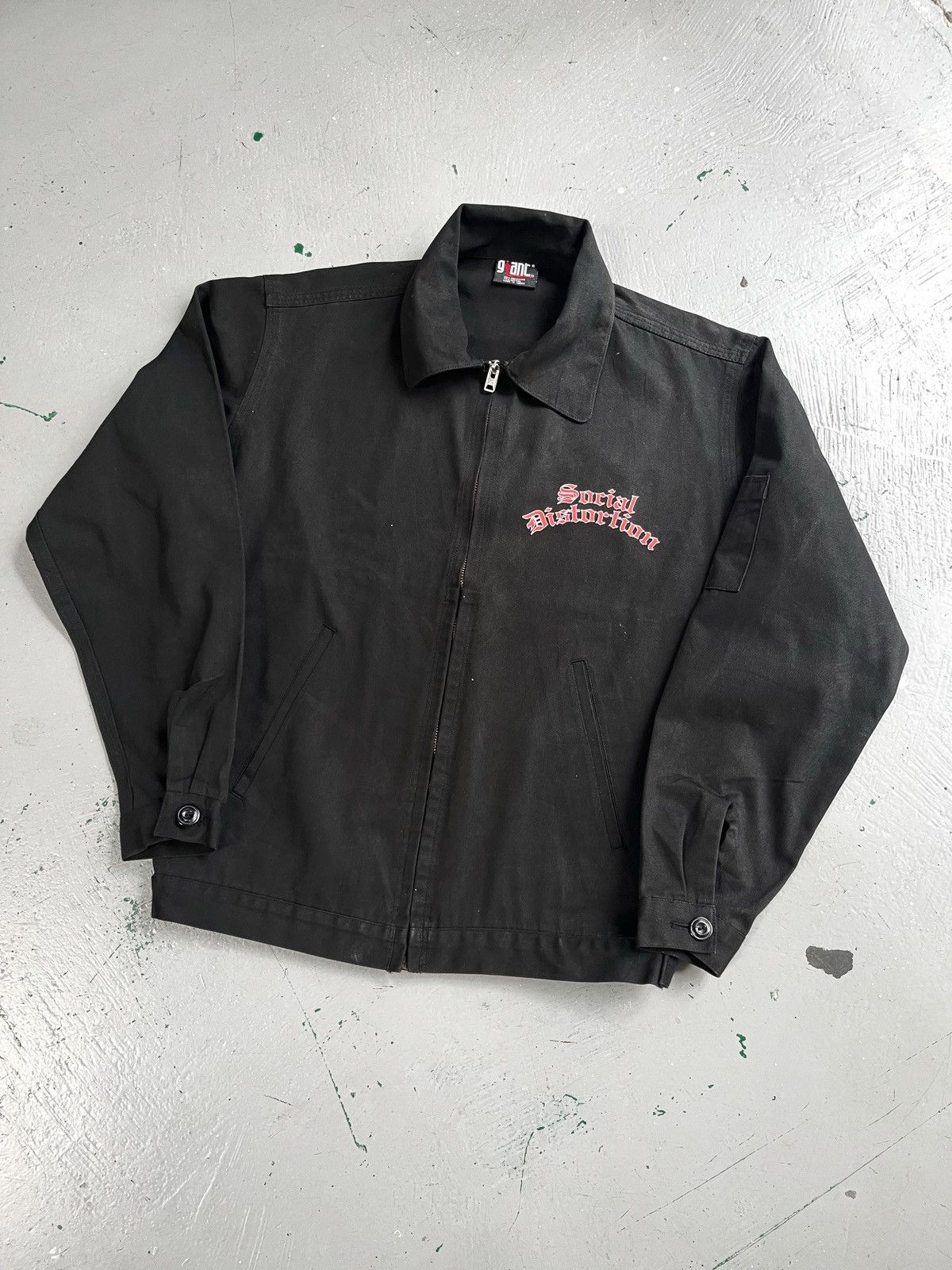 Giant × Vintage 00S SOCIAL DISTORTION BLACK JACKET Size US M / EU 48-50 / 2 - 1 Thumbnail