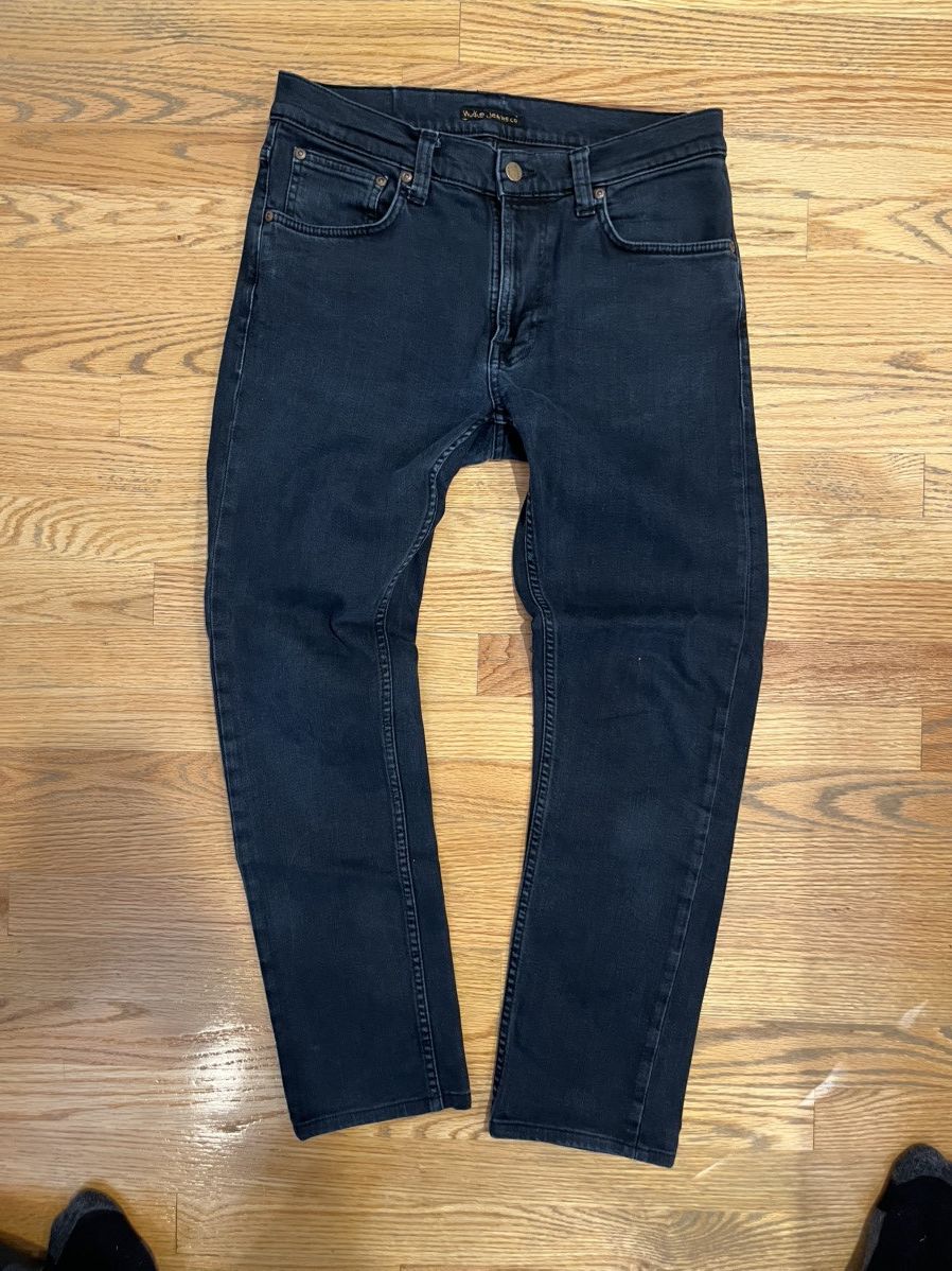 Nudie Jeans Dark Wash Nudie Jeans Size US 30 / EU 46 - 2 Thumbnail