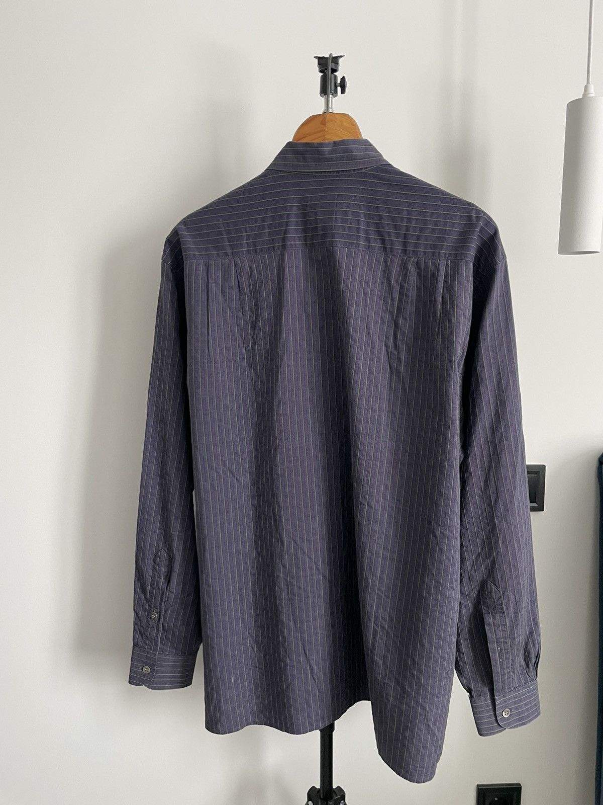 Ermenegildo Zegna Vintage Ermenegildo Zegna Shirt Button Up 90’s Luxury RARE Size US L / EU 52-54 / 3 - 3 Thumbnail