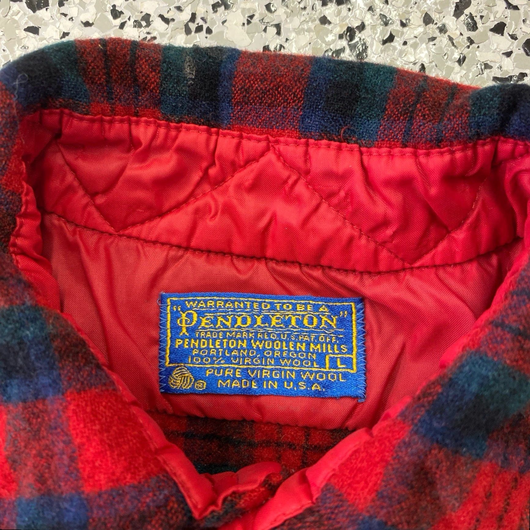 Pendleton VINTAGE Pendleton Wool Flannel Shirt Red Plaid Men L Button-Up Casual Workwear 70s USA Mens Size US L / EU 52-54 / 3 - 2 Thumbnail