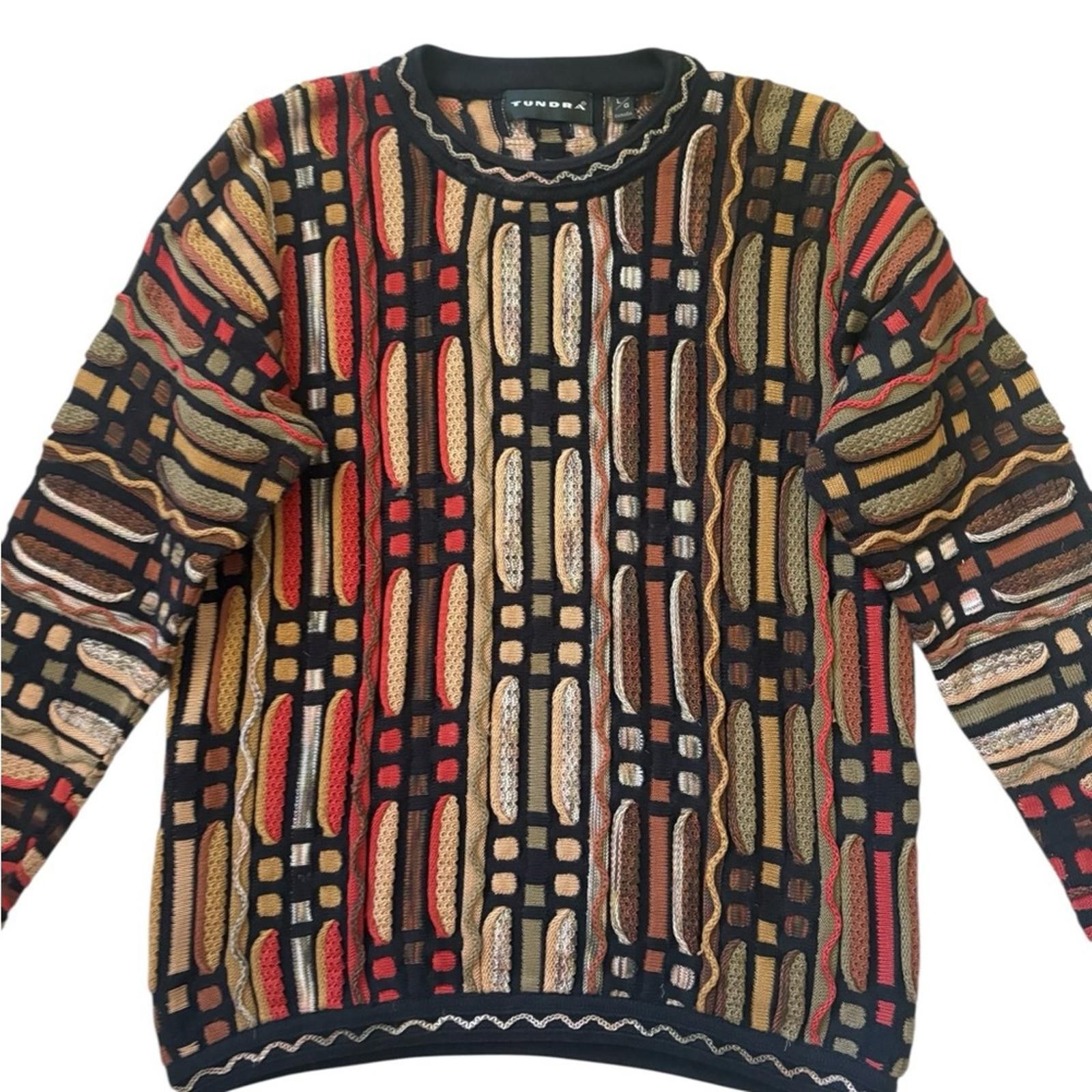 Tundra Tundra Made in Canada COOGI Style Cotton Sweater Size US L / EU 52-54 / 3 - 3 Thumbnail