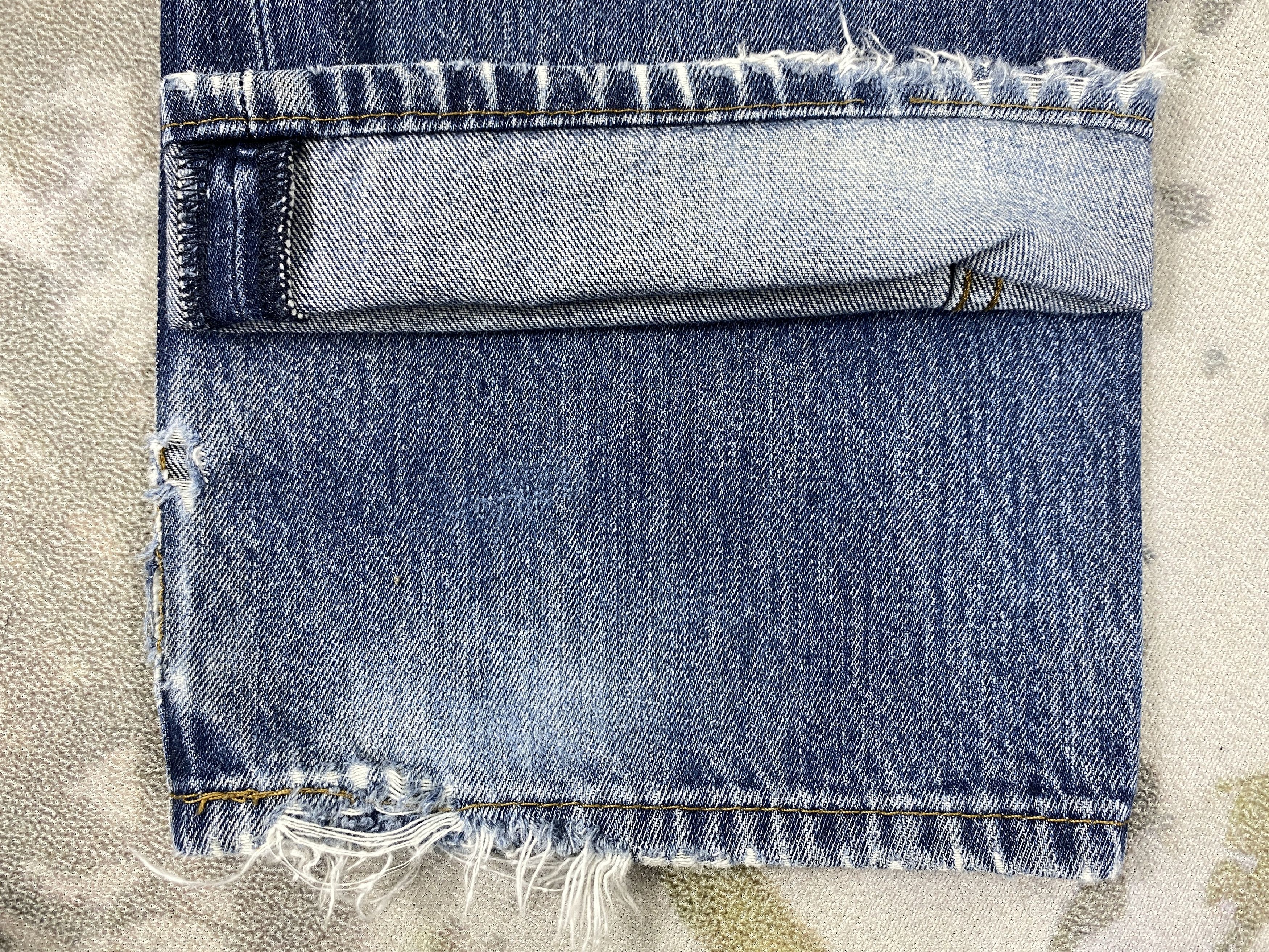 Levi's Distressed Blue Vintage Levi's Jeans 33x29.5 Denim -JN1477 Size US 33 - 14 Thumbnail