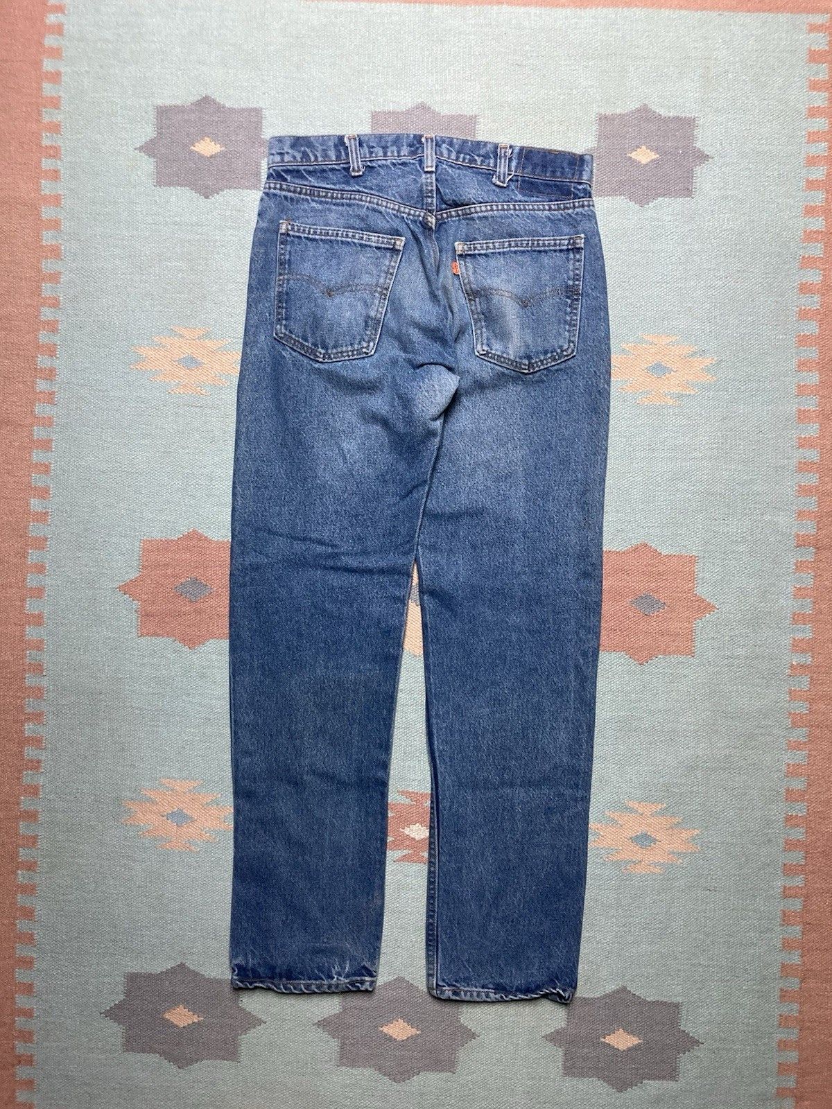 Levi's × Vintage 1980s Levi’s 505 0217 jeans faded denim dark indigo 33x32 Size US 33 - 7 Thumbnail