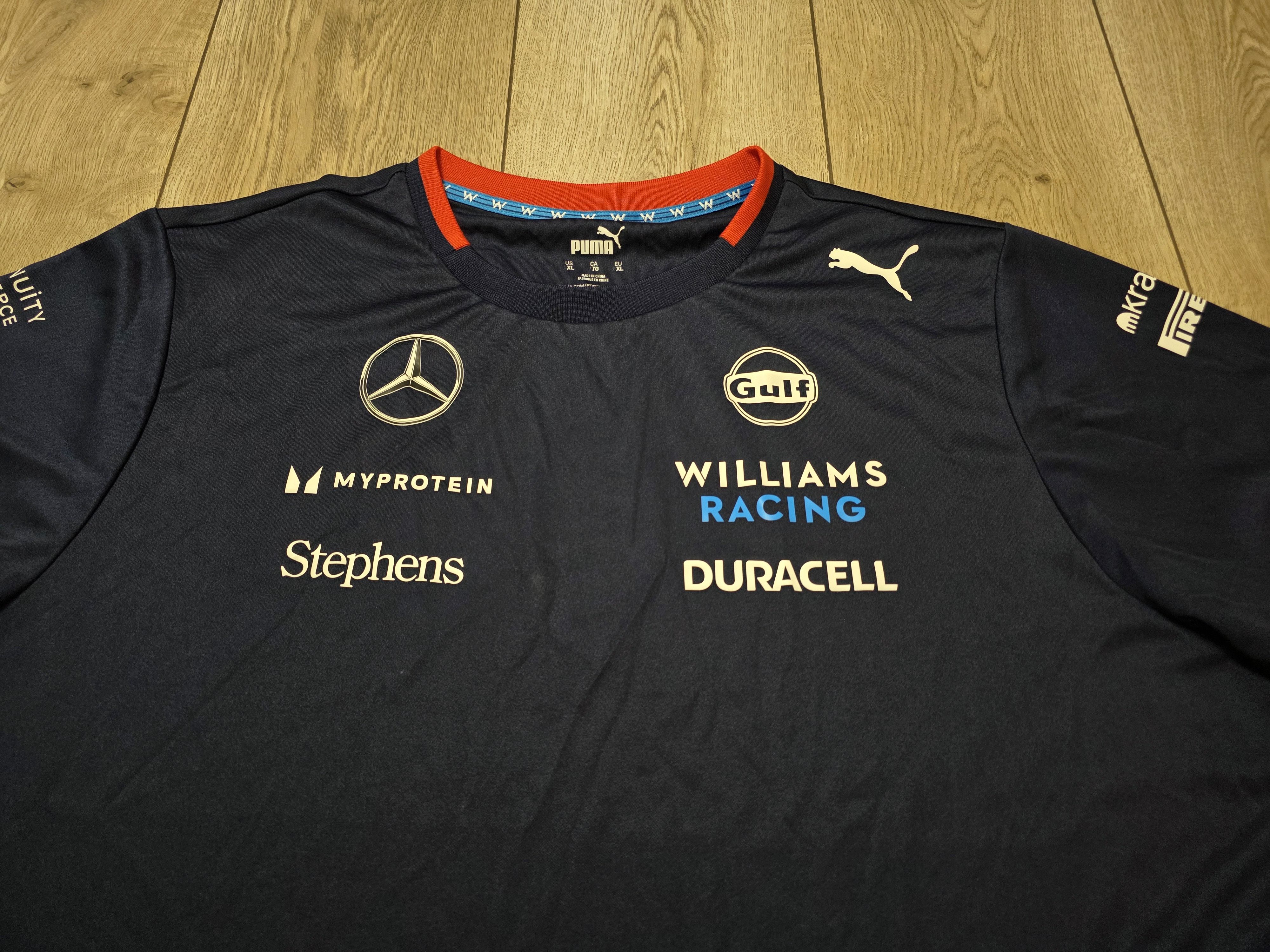 Formula 1 WILLIAMS RACING SHIRT AMG JERSEY F1 TEAM OFFCIAL JERSEY Size US XXL / EU 58 / 5 - 3 Thumbnail