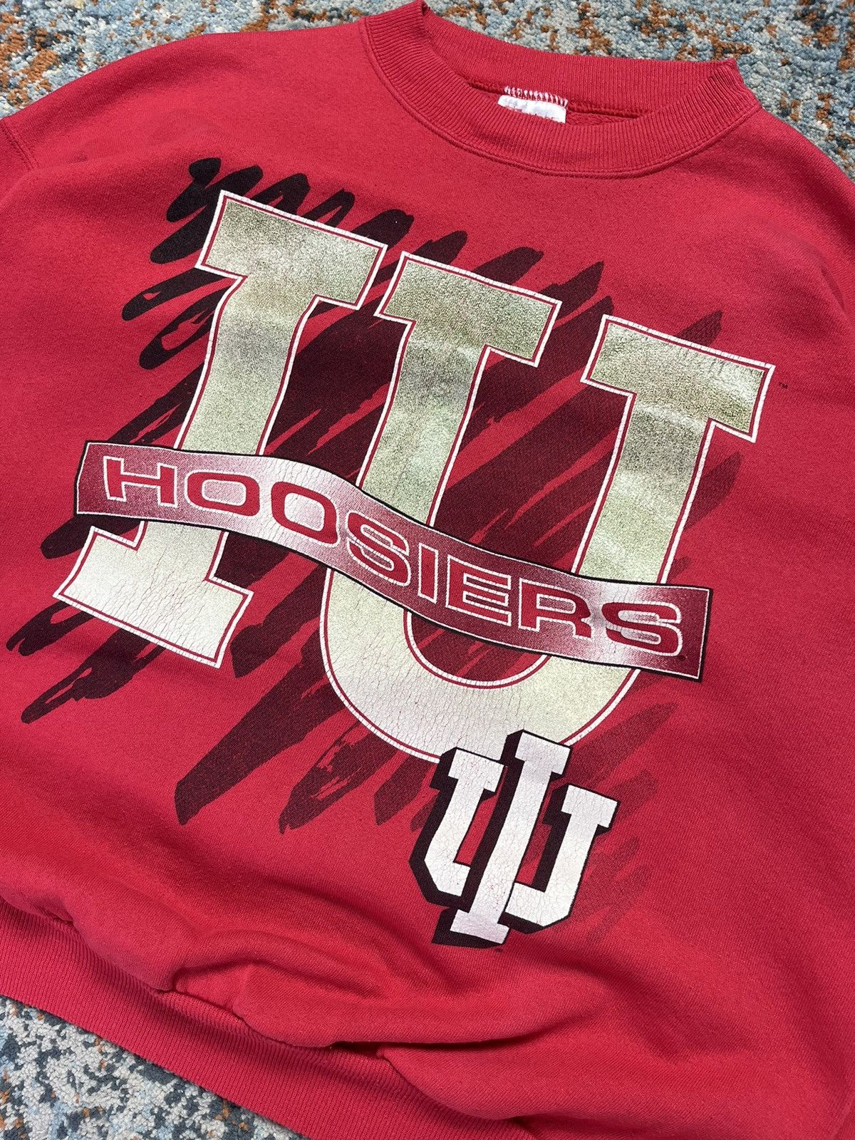 NBA × Vintage Vintage 90s NBA Indiana Hoosiers graphic sweatshirt Size US L / EU 52-54 / 3 - 3 Thumbnail