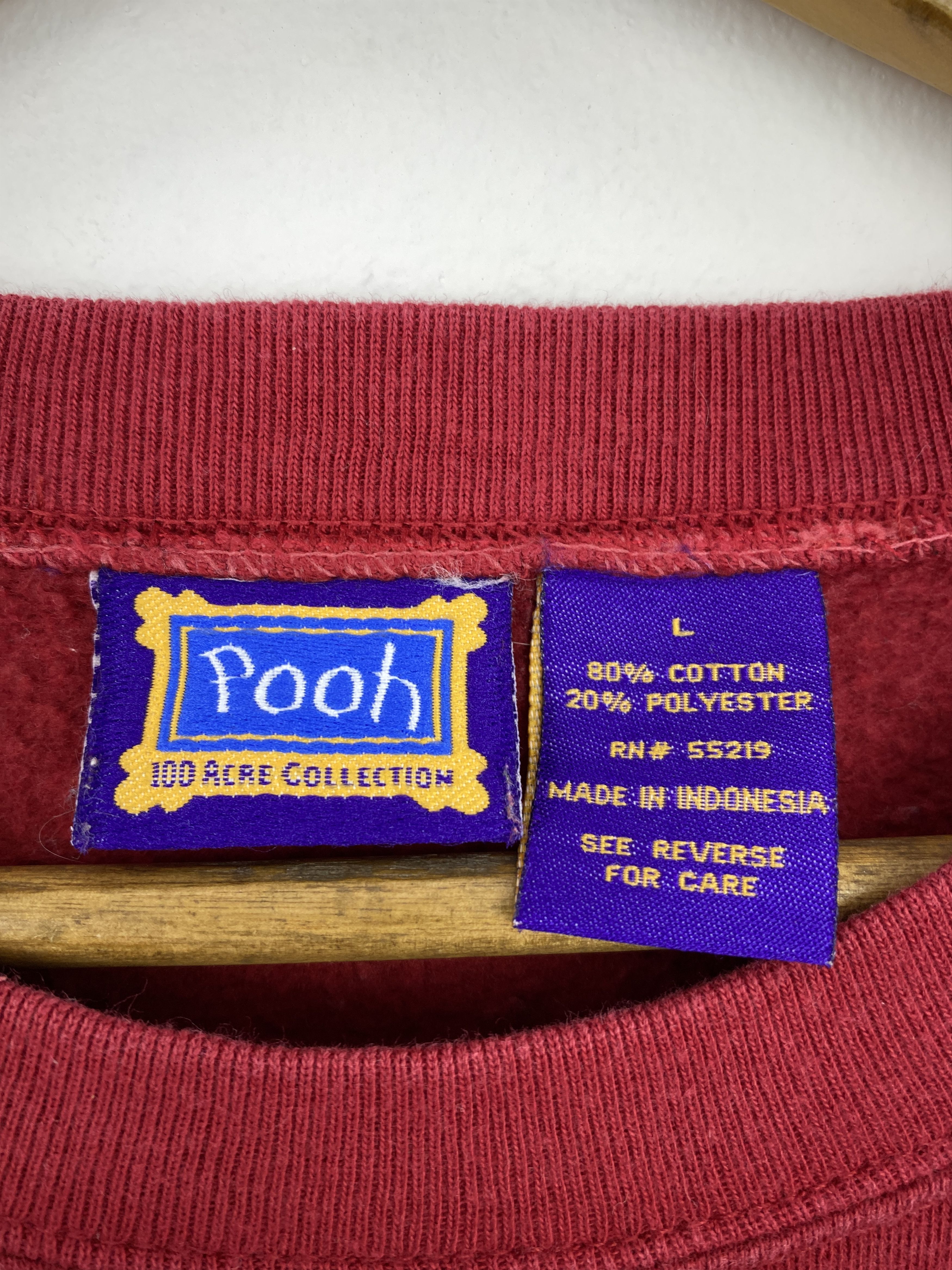 Vintage Vintage Pooh 100 Acre Collection Sweatshirt SH0491 Size US L / EU 52-54 / 3 - 5 Thumbnail