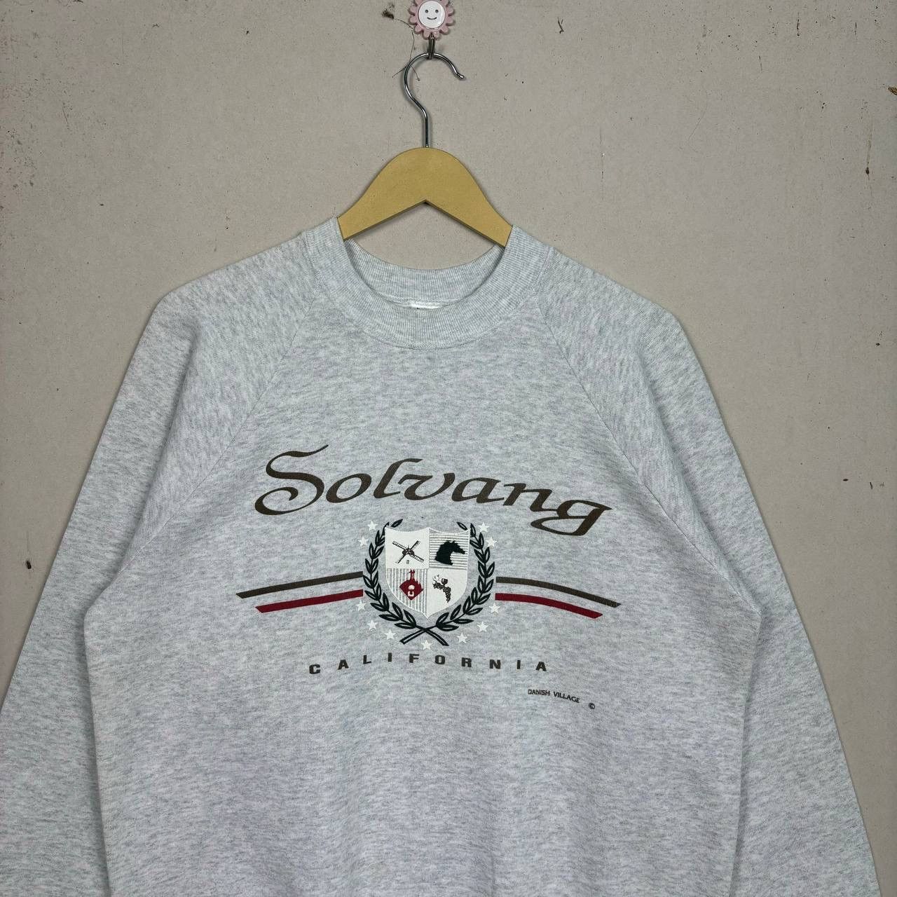 Vintage VTG 90s Solvang California Sweatshirt FOTL Thrashed L Size US L / EU 52-54 / 3 - 3 Thumbnail