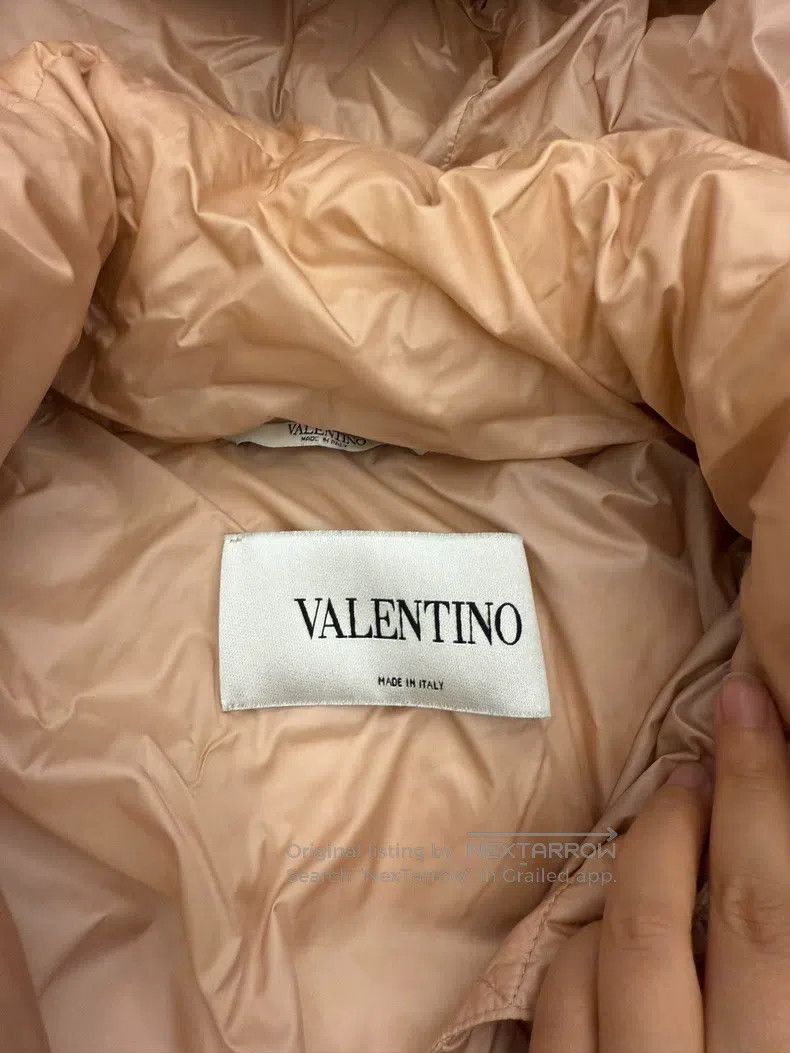 Valentino Valentino Main line dirty pink down jacket Size S / US 4 / IT 40 - 4 Thumbnail