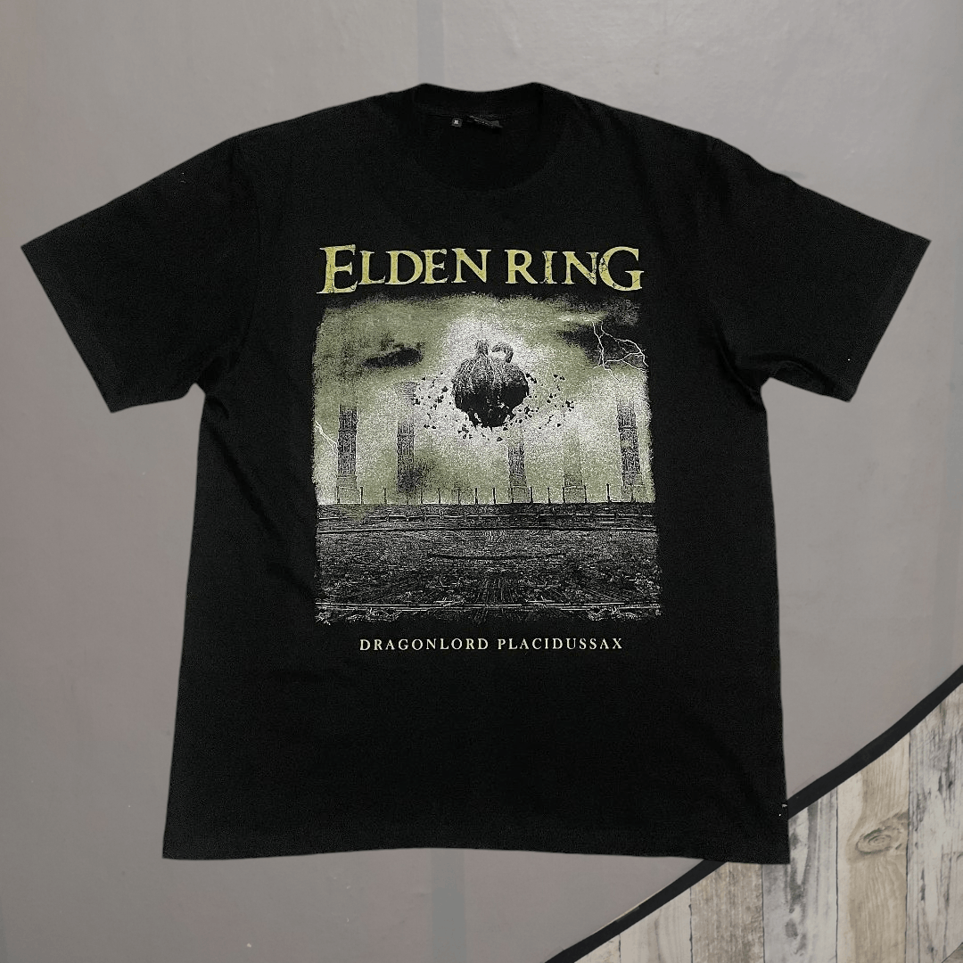 Playstation ELDEN RING "Dragonlord Placidussax" T-shirt Size US XL / EU 56 / 4 - 1 Thumbnail