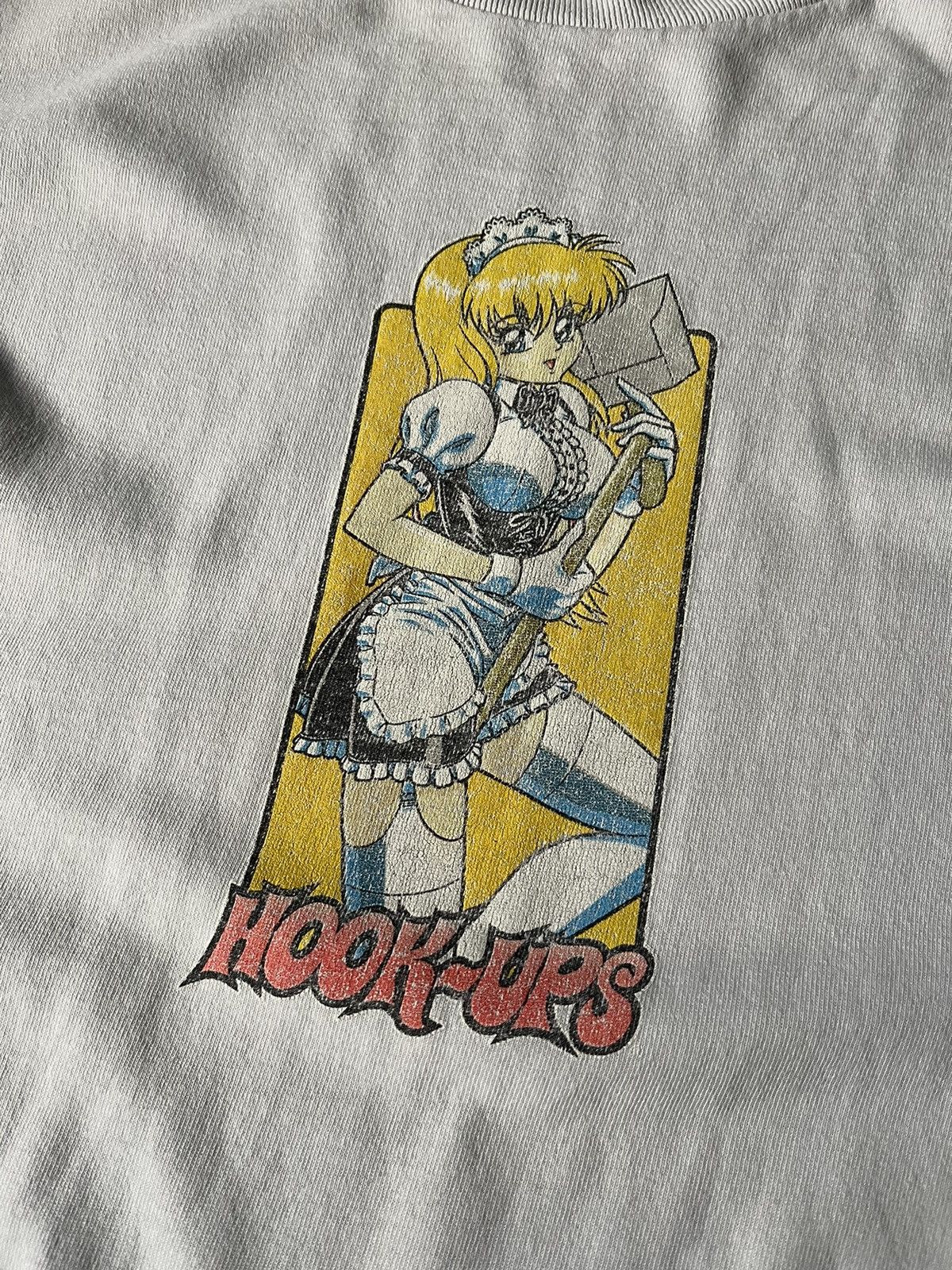 Hook-Ups Vintage Hook-Ups white T-shirt Size US M / EU 48-50 / 2 - 2 Thumbnail