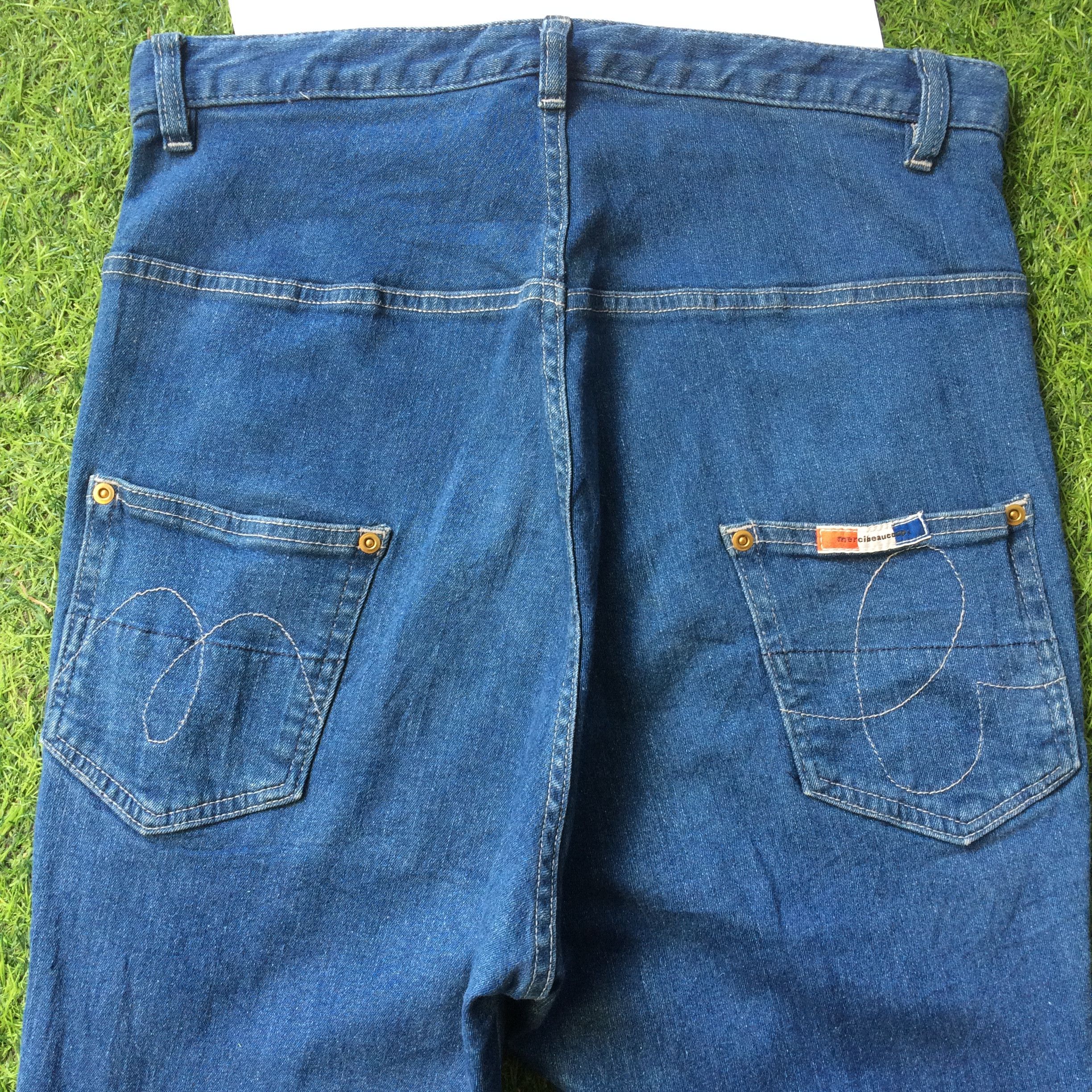 Issey Miyake × Japanese Brand × mercibeaucoup Japanese Low Crotch Stretch Jeans Pants #D-538 Size US 31 - 4 Thumbnail