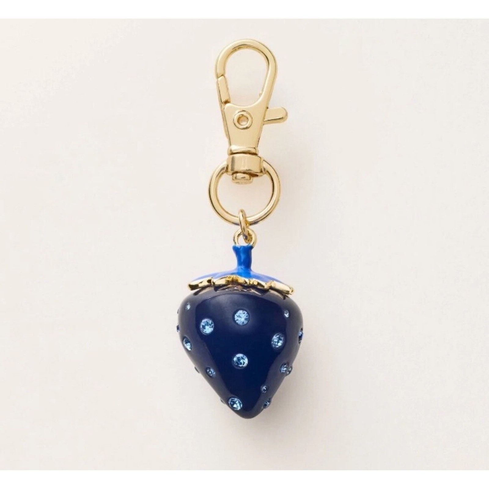 Kate Spade NEW Kate Spade X Target Mini Blue Strawberry Bag Charm Size ONE SIZE - 4 Thumbnail