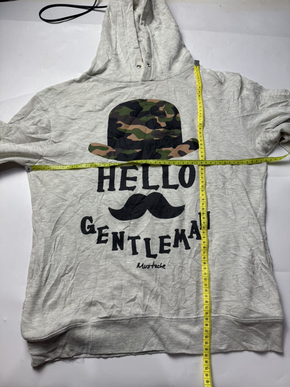 Hysteric Glamour × Japanese Brand × PPFM Japanese Brand Apply Hello Gentleman Hoodie Size US M / EU 48-50 / 2 - 6 Thumbnail