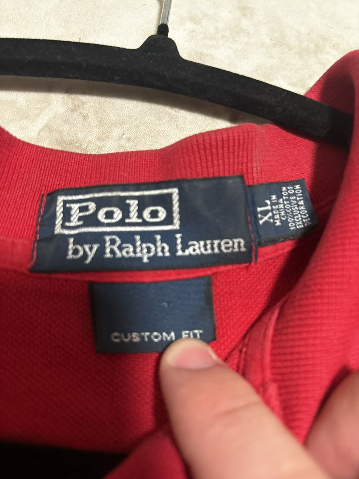 Polo Ralph Lauren Vintage Polo Shirt / Ralph Lauren Size US XL / EU 56 / 4 - 4 Thumbnail