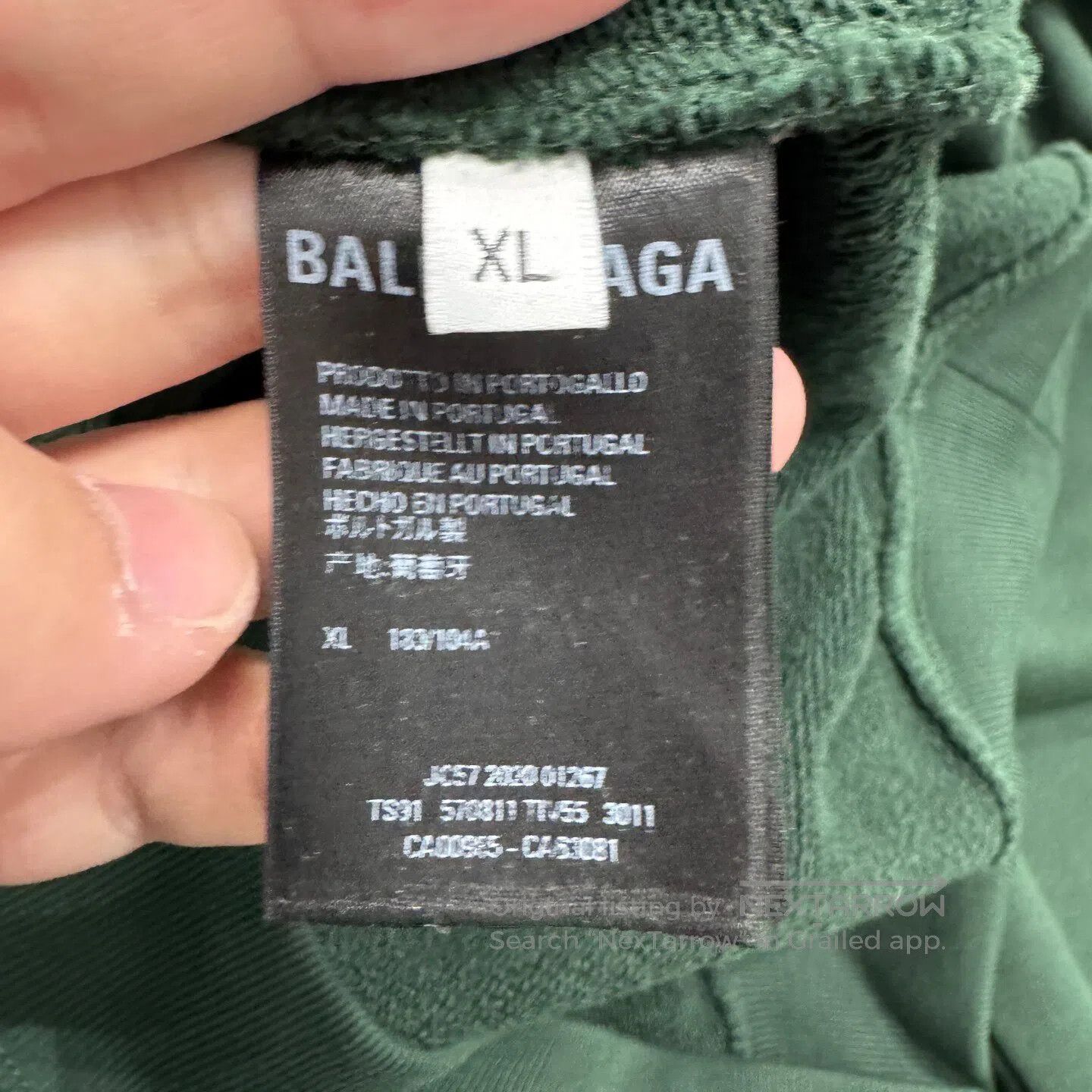 Balenciaga Balenciaga Letter-printed hooded hoodie| Size US XL / EU 56 / 4 - 6 Thumbnail