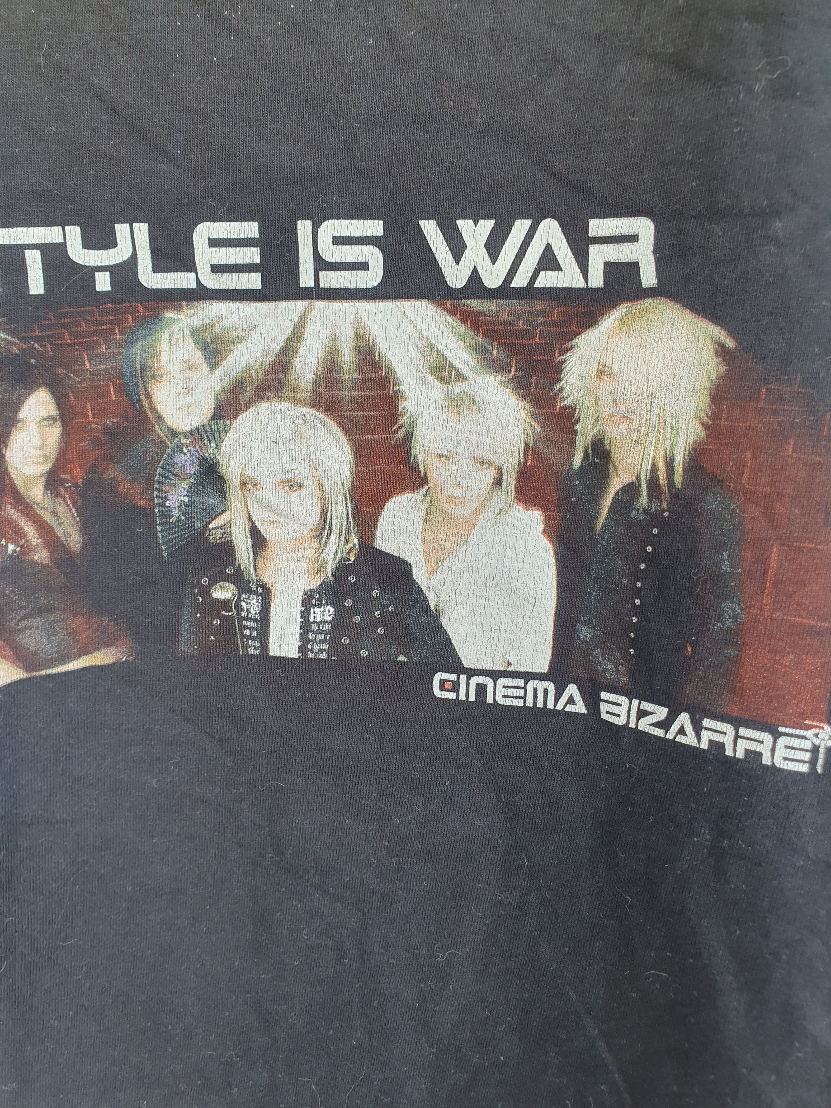 Band Tees Cinema Bizarre Style is War Glam Rock Band t-shirt sz L Size L / US 10 / IT 46 - 2 Thumbnail