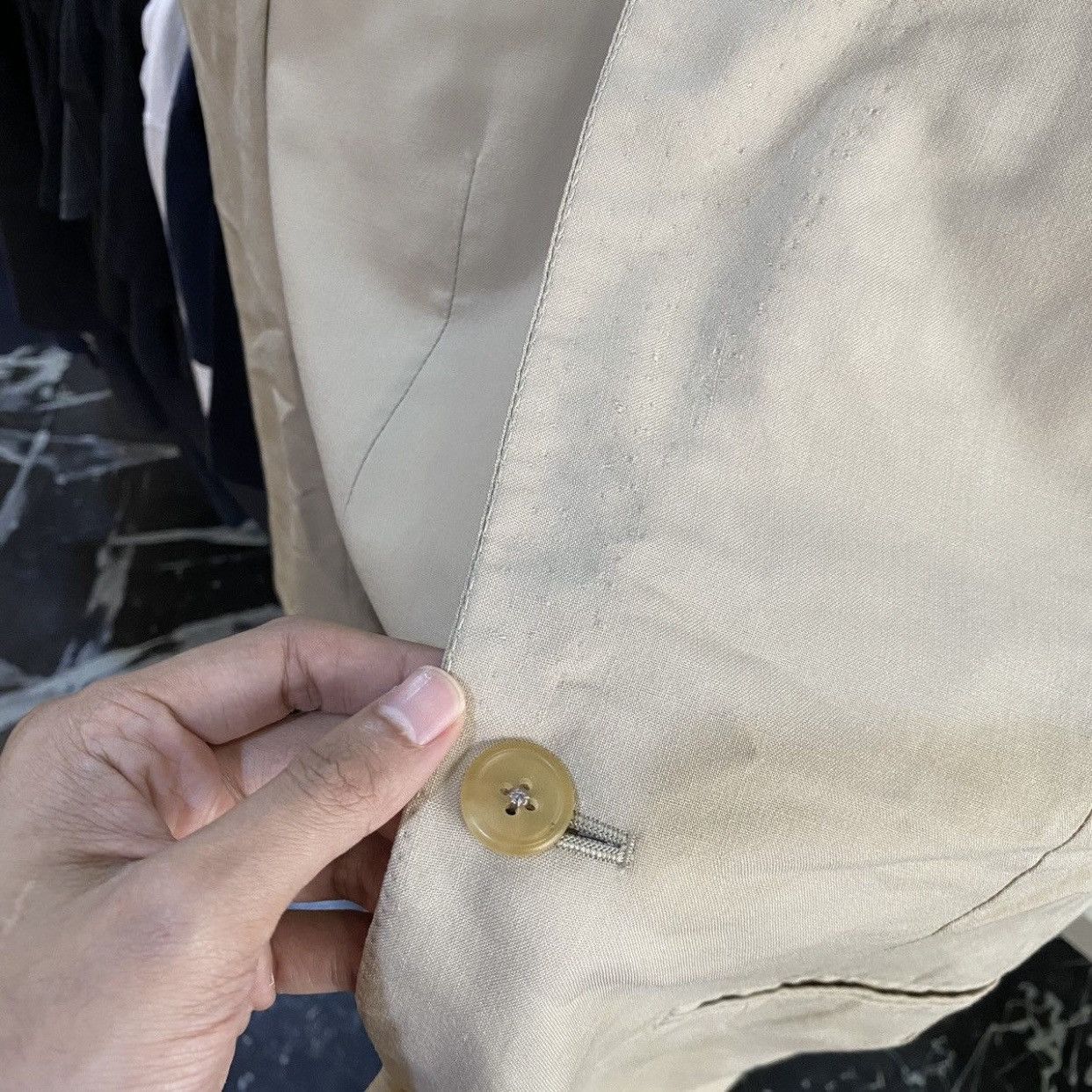 Yohji Yamamoto Yohji Yamamoto Y's For Men Ivory 2-Button Tailored Archive Size US M / EU 48-50 / 2 - 8 Thumbnail