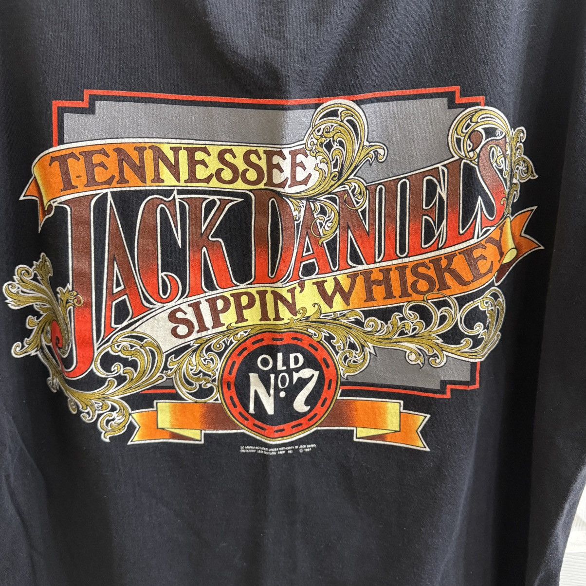 Other Vintage Jack Daniels Shirt Mens XL Black Logo 80s Size US XL / EU 56 / 4 - 2 Thumbnail