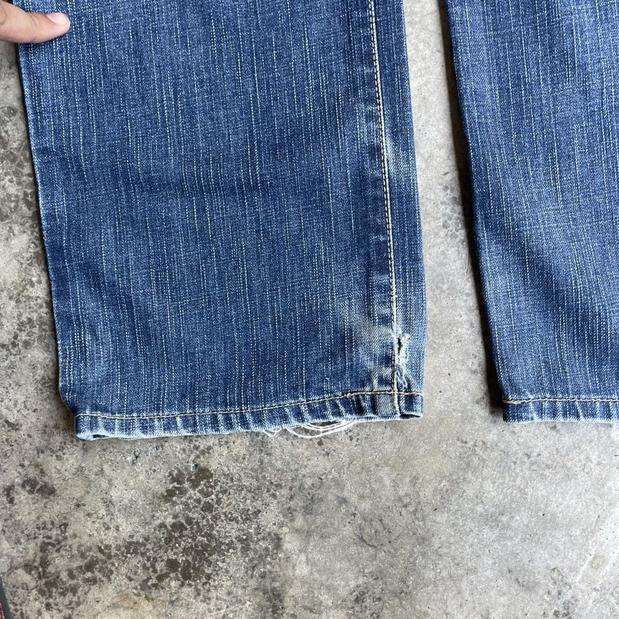 Edwin 🔥Vintage Edwin 503 Stoned Washed Ripped Distress Denim Jeans Size US 33 - 8 Thumbnail